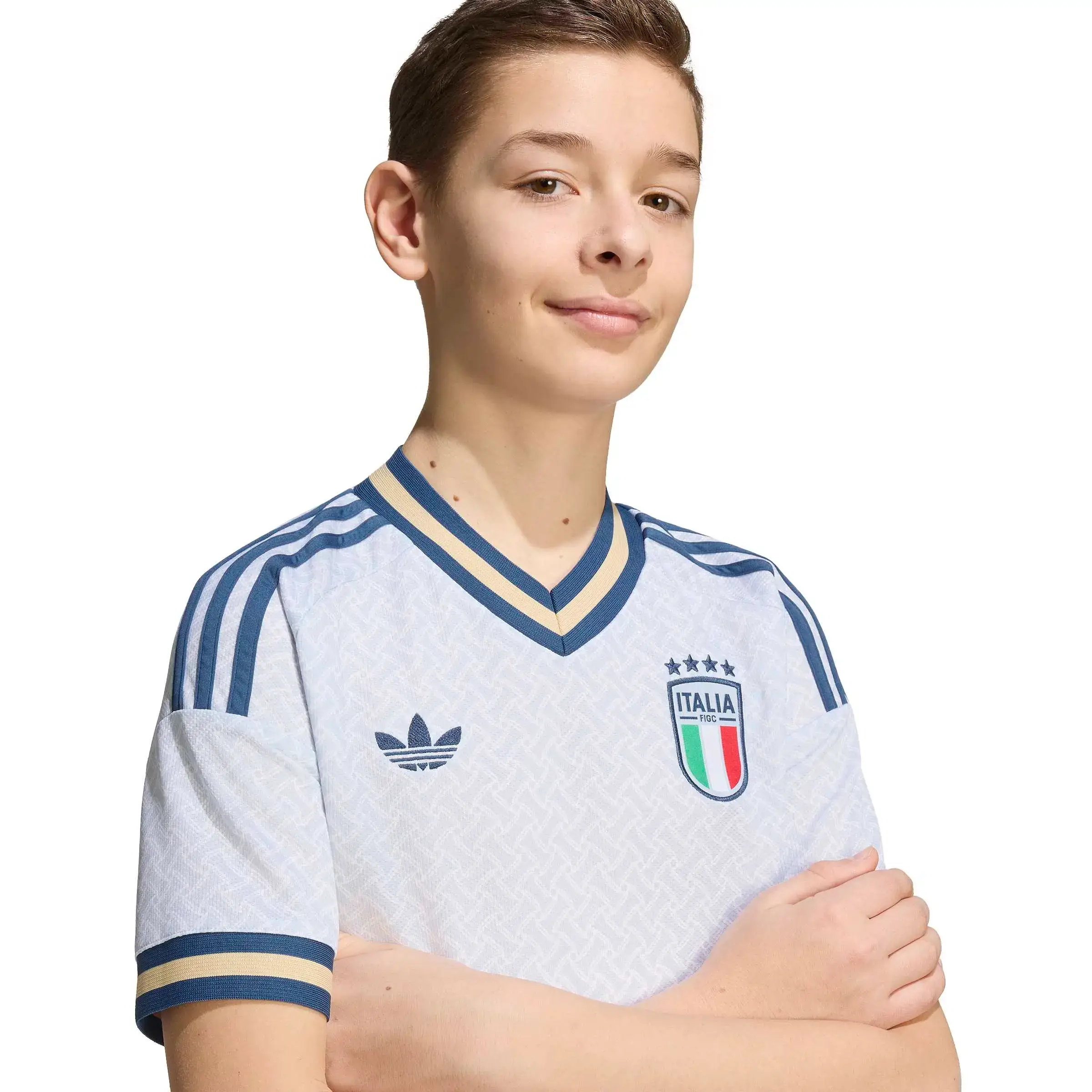 adidas 2026 Italy Youth Stadium Away Soccer Jersey - Image 3