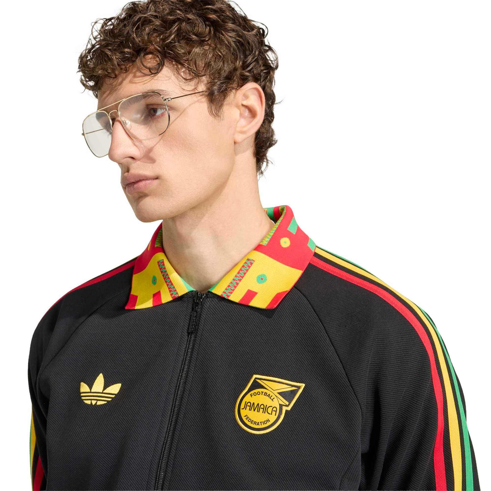 adidas 2026 Jamaica Men's Bob Marley Away Anthem Jacket - Image 4