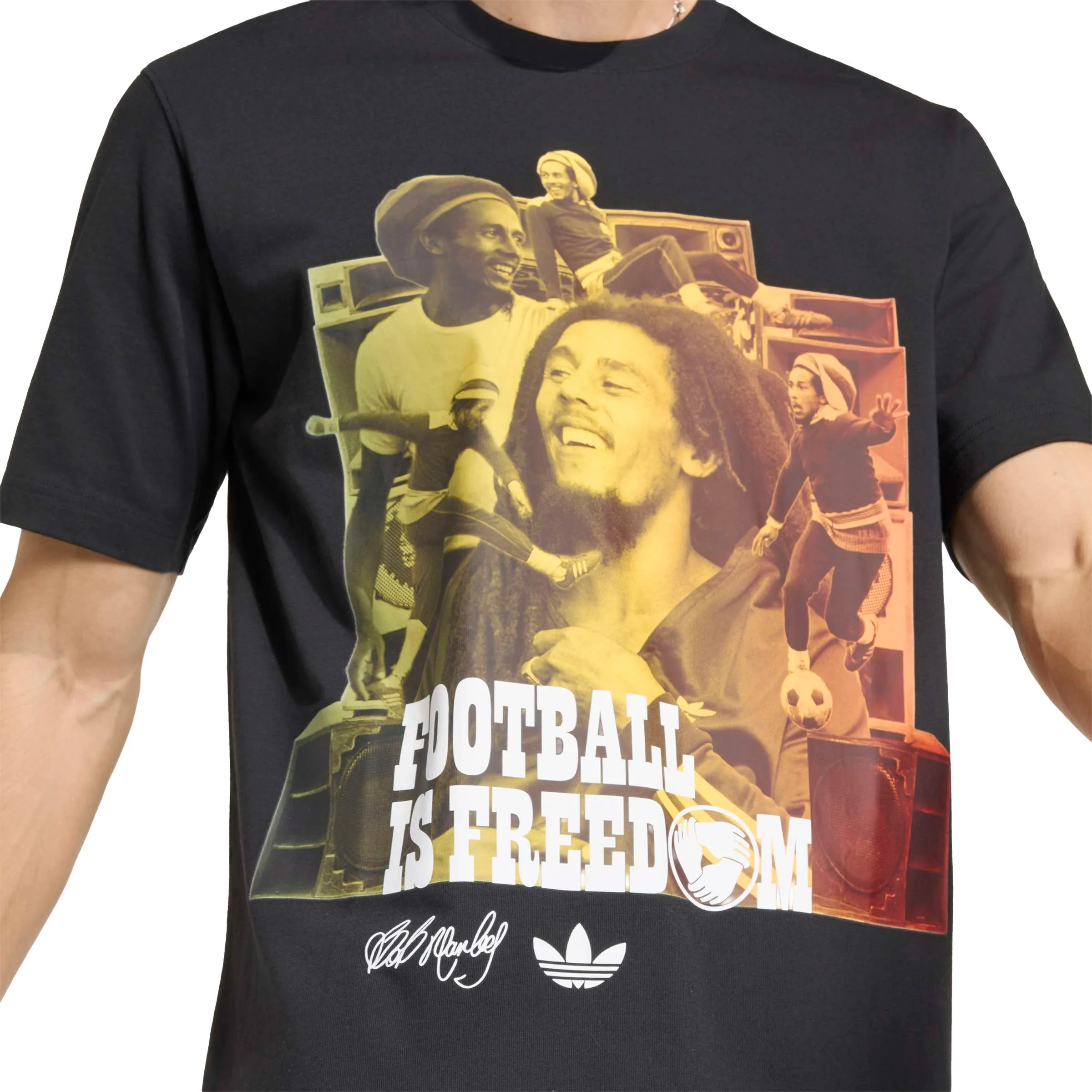 adidas 2026 Jamaica Men's Bob Marley Originals Tee - Image 4