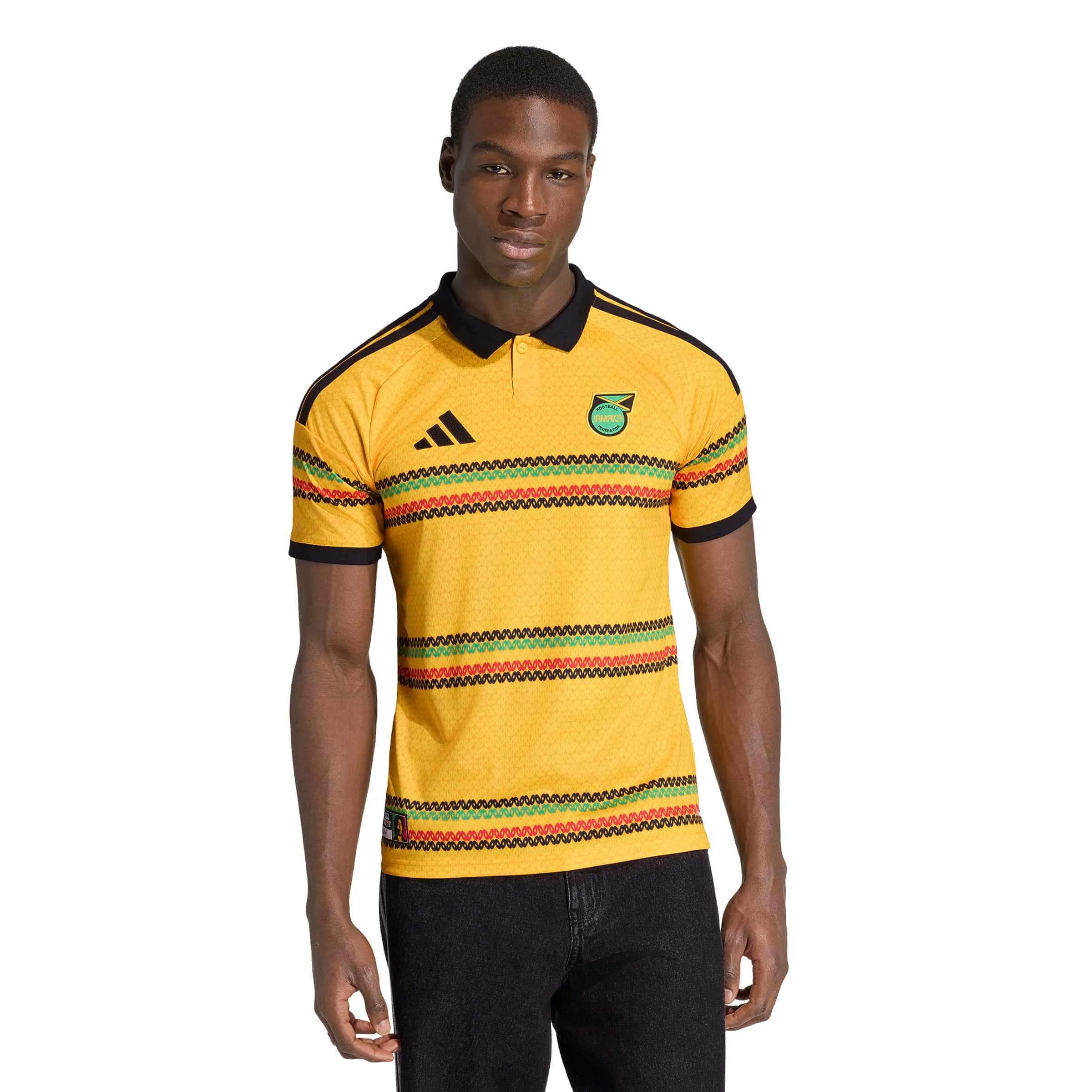 adidas 2026 Jamaica Men's Stadium Home Soccer Jersey - Image 3