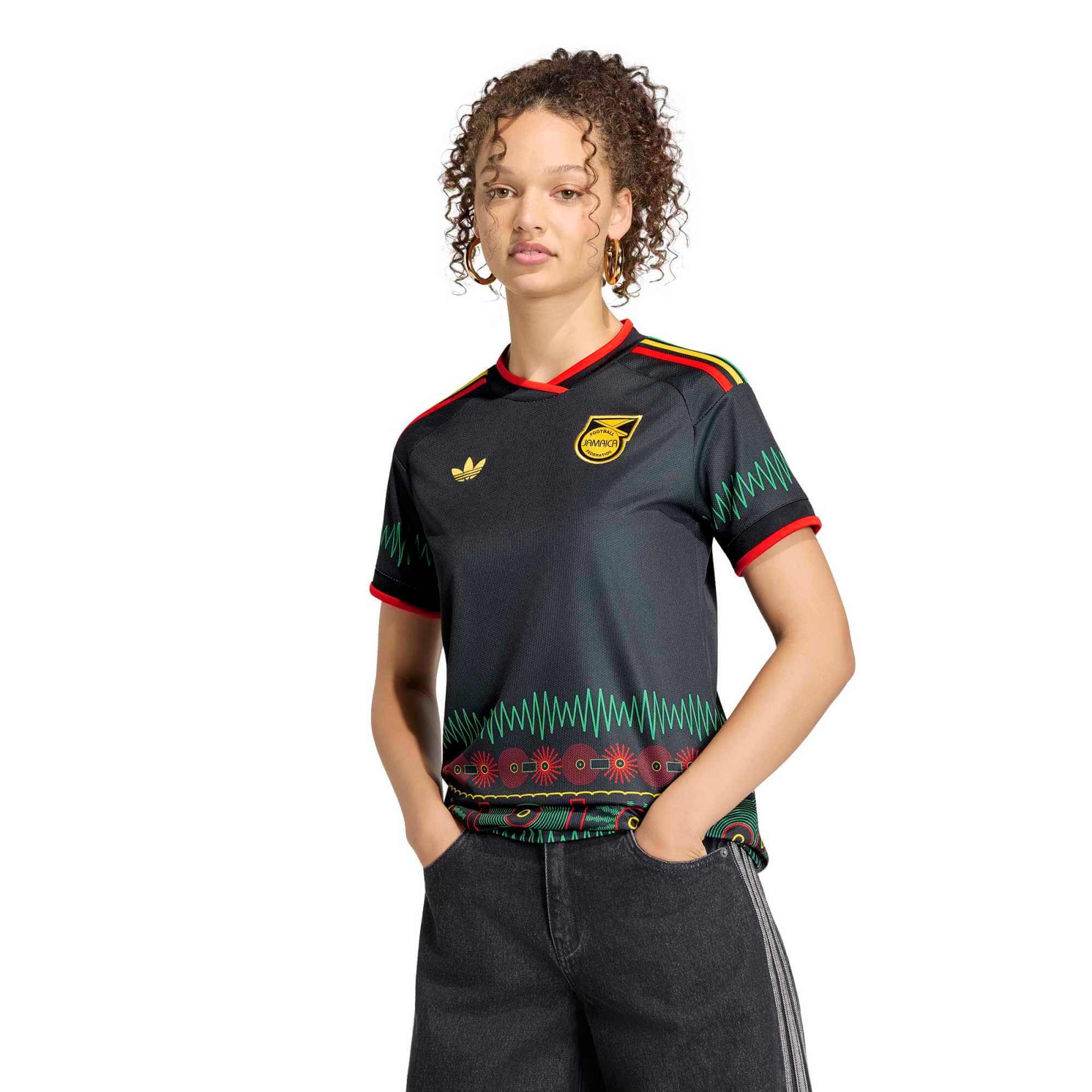 adidas 2026 Jamaica Women's Stadium Away Soccer Jersey - Image 3