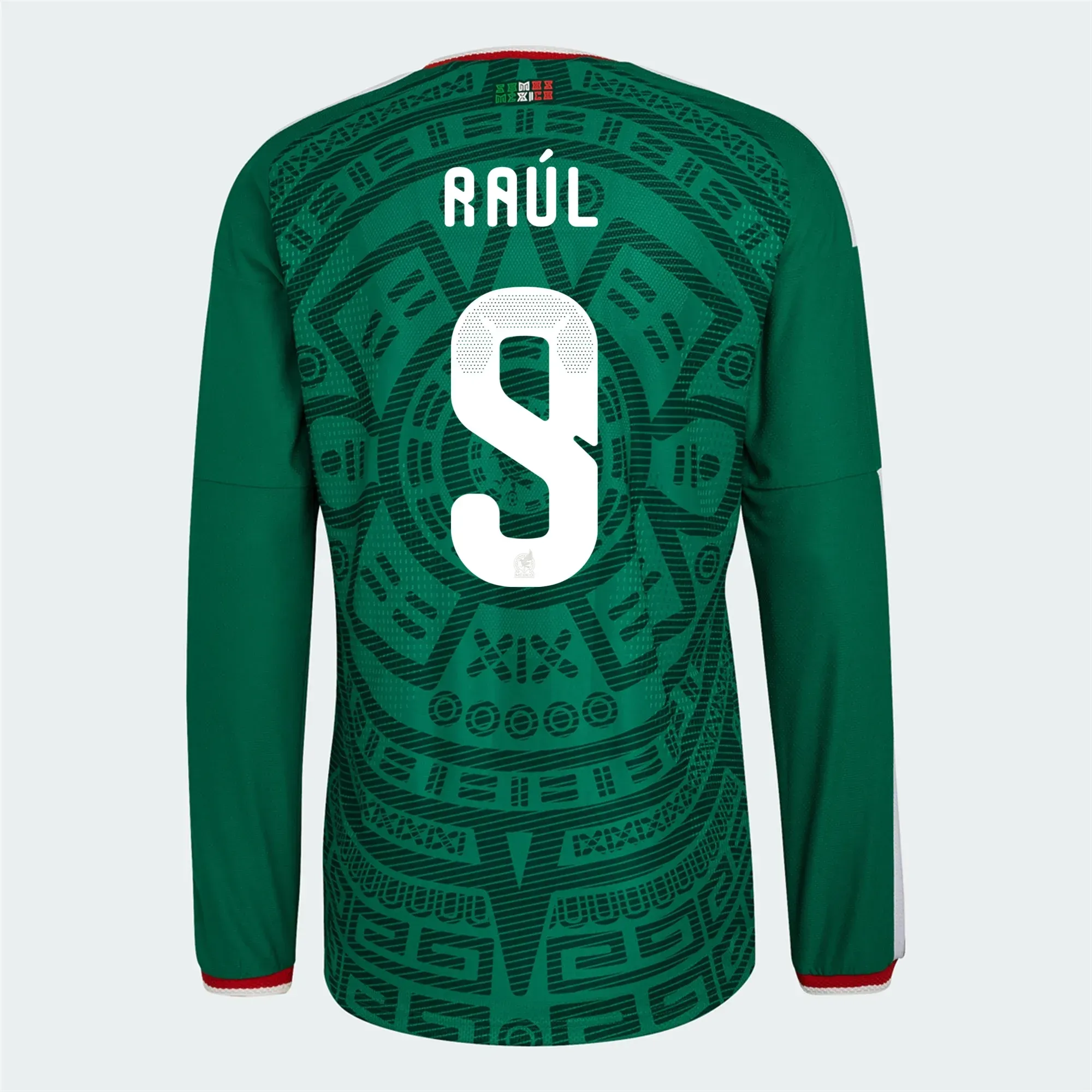 adidas 2026 Mexico Men's Authentic Home Long-Sleeve Soccer Jersey - Image 5