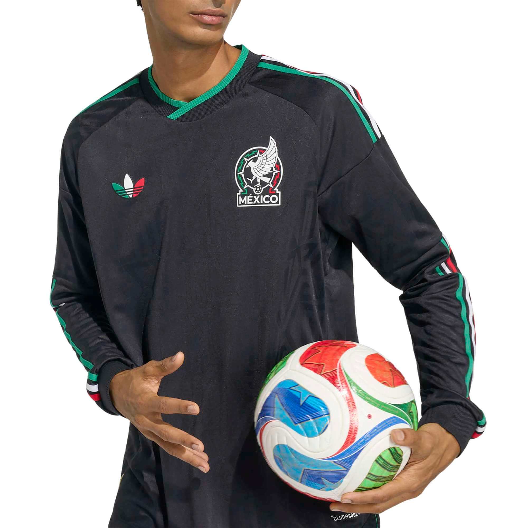 adidas 2026 Mexico Men's Authentic Third Long-Sleeve Soccer Jersey - Image 5