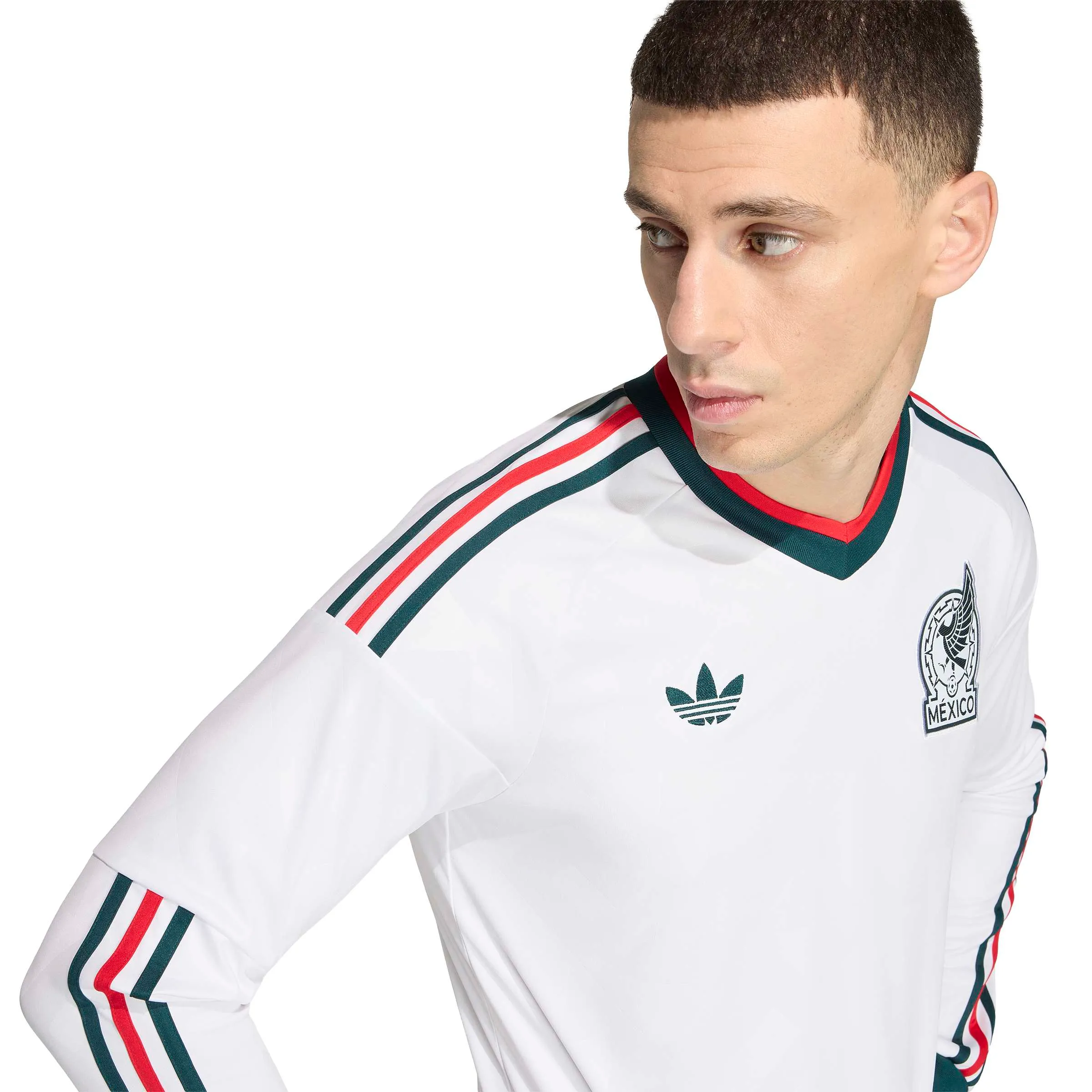 adidas 2026 Mexico Men's Stadium Away Long-Sleeve Soccer Jersey - Image 5