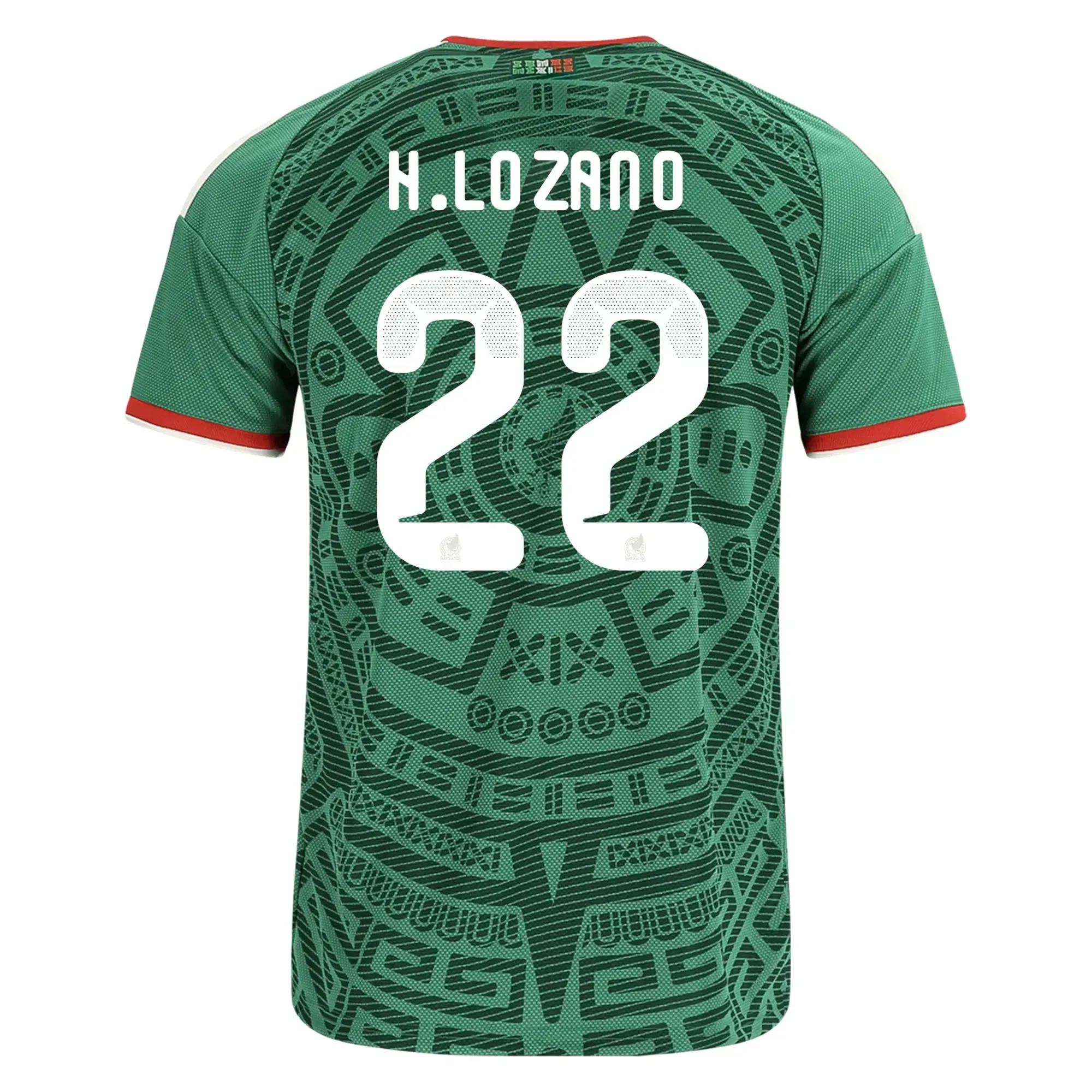 adidas 2026 Mexico Men's Stadium Home Soccer Jersey - Image 6