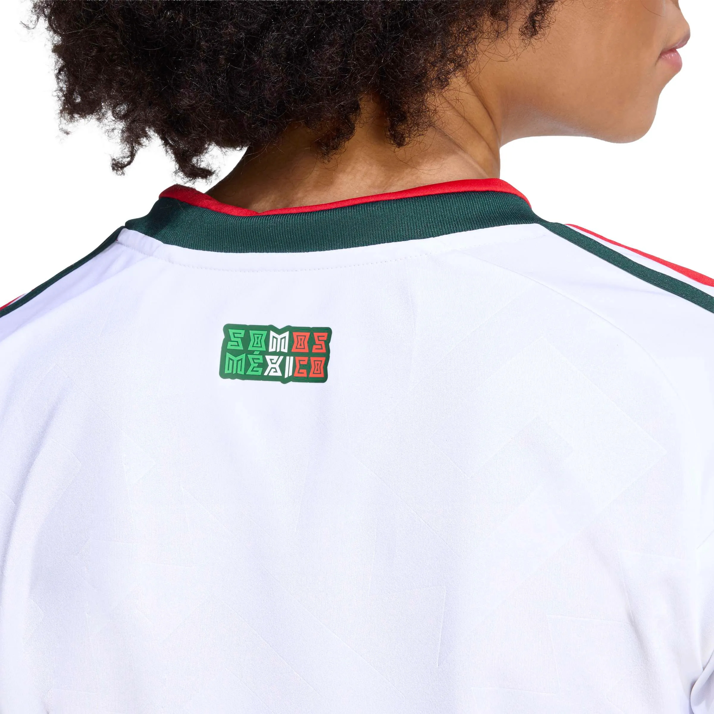 adidas 2026 Mexico Women's Stadium Away Cropped Soccer Jersey - Image 6