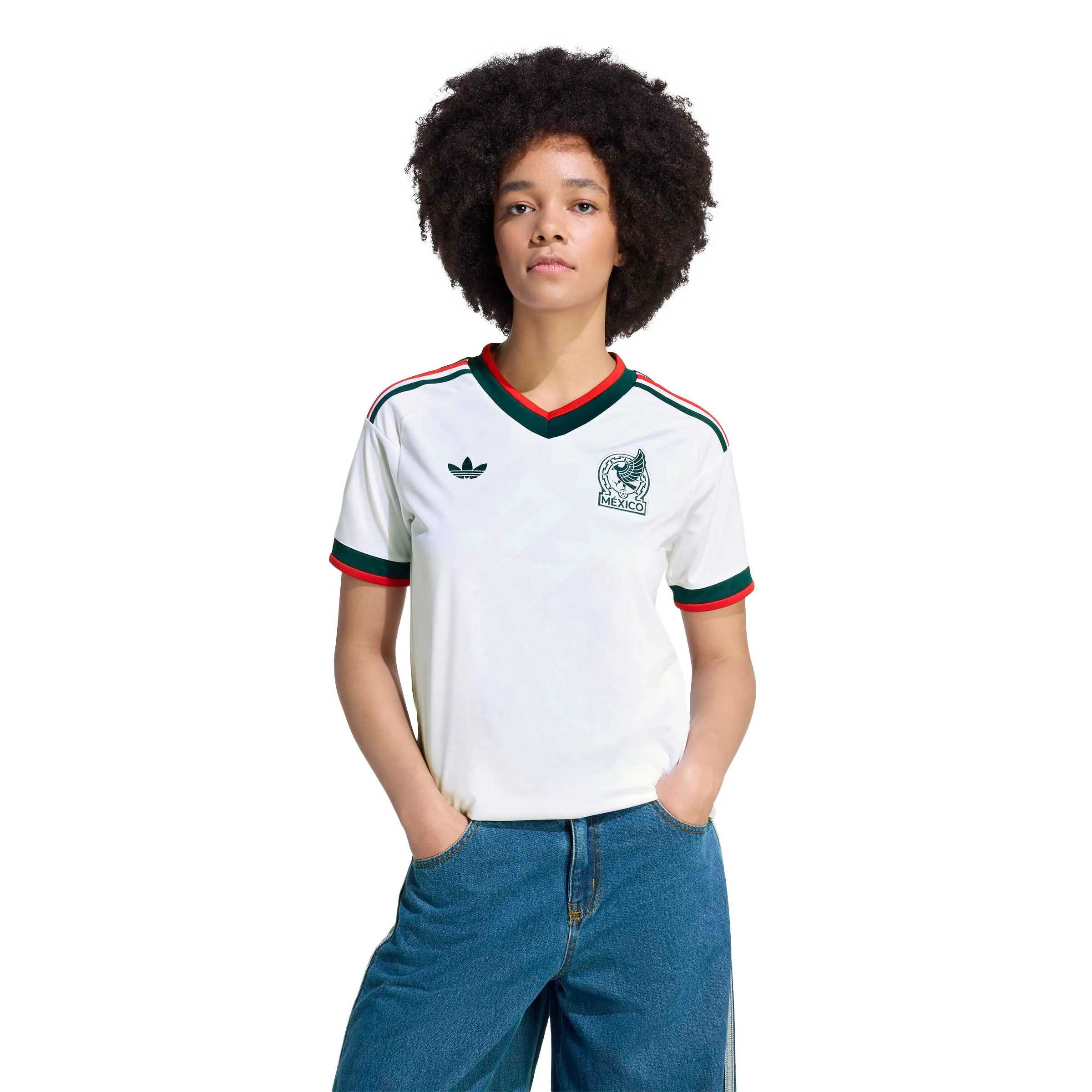 adidas 2026 Mexico Women's Stadium Away Soccer Jersey - Image 3