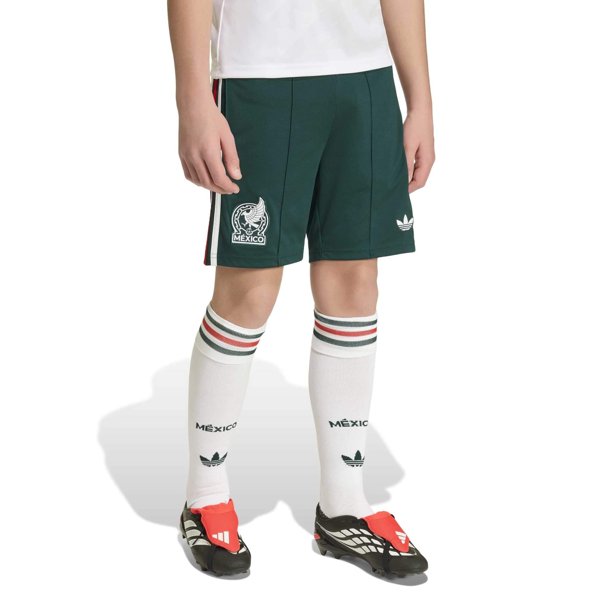 adidas 2026 Mexico Youth Stadium Away Shorts - Image 2