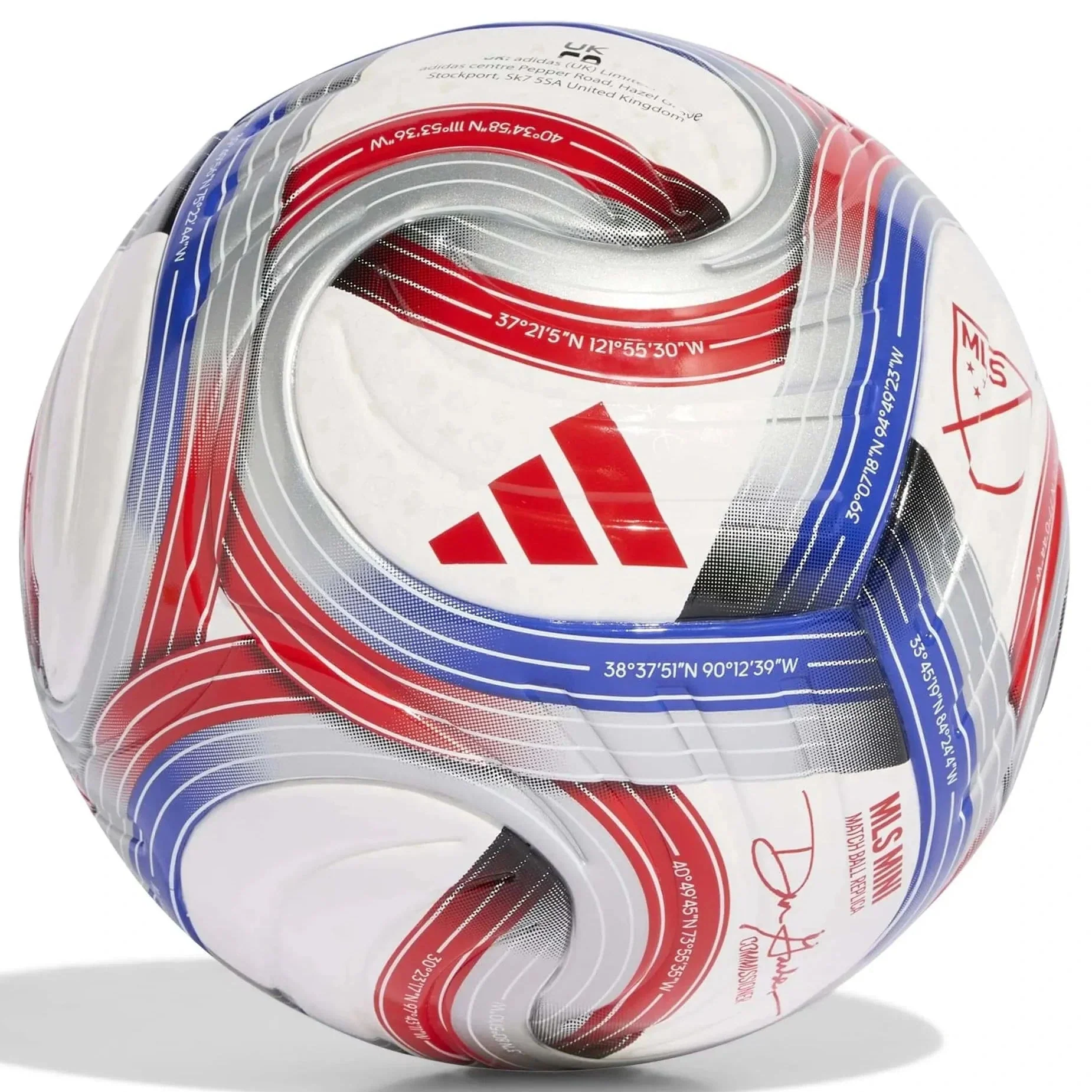 adidas 2026 MLS Mini Soccer Ball Size 1 (12 Ball & Bag Bundle)