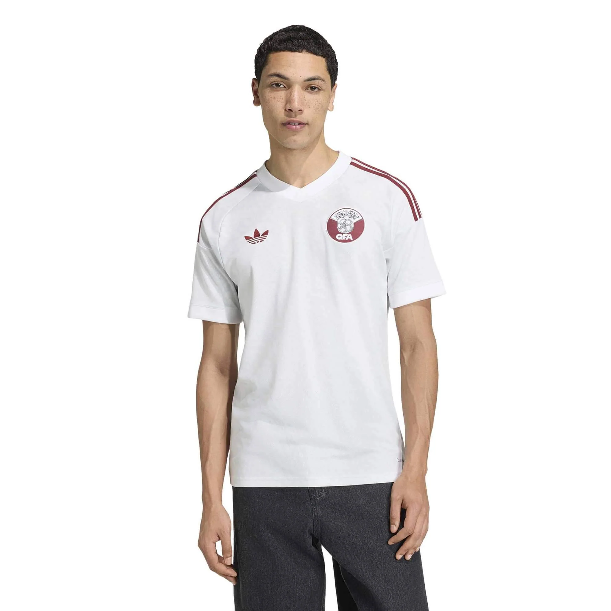 adidas 2026 Qatar Men's Stadium Away Soccer Jersey - Image 3