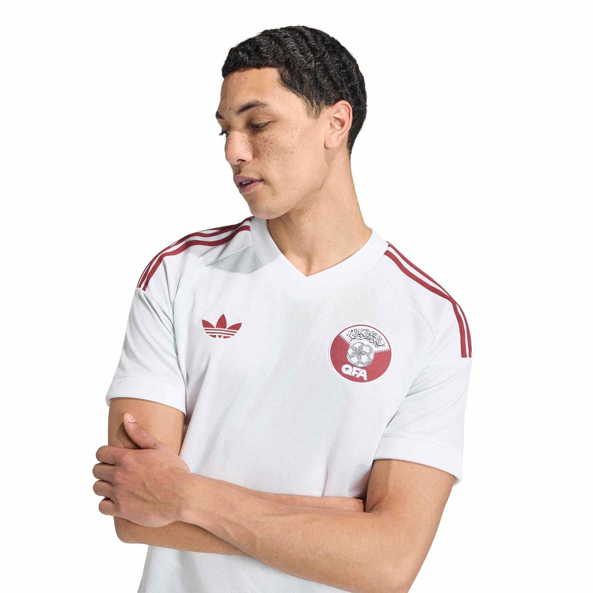 adidas 2026 Qatar Men's Stadium Away Soccer Jersey - Image 5