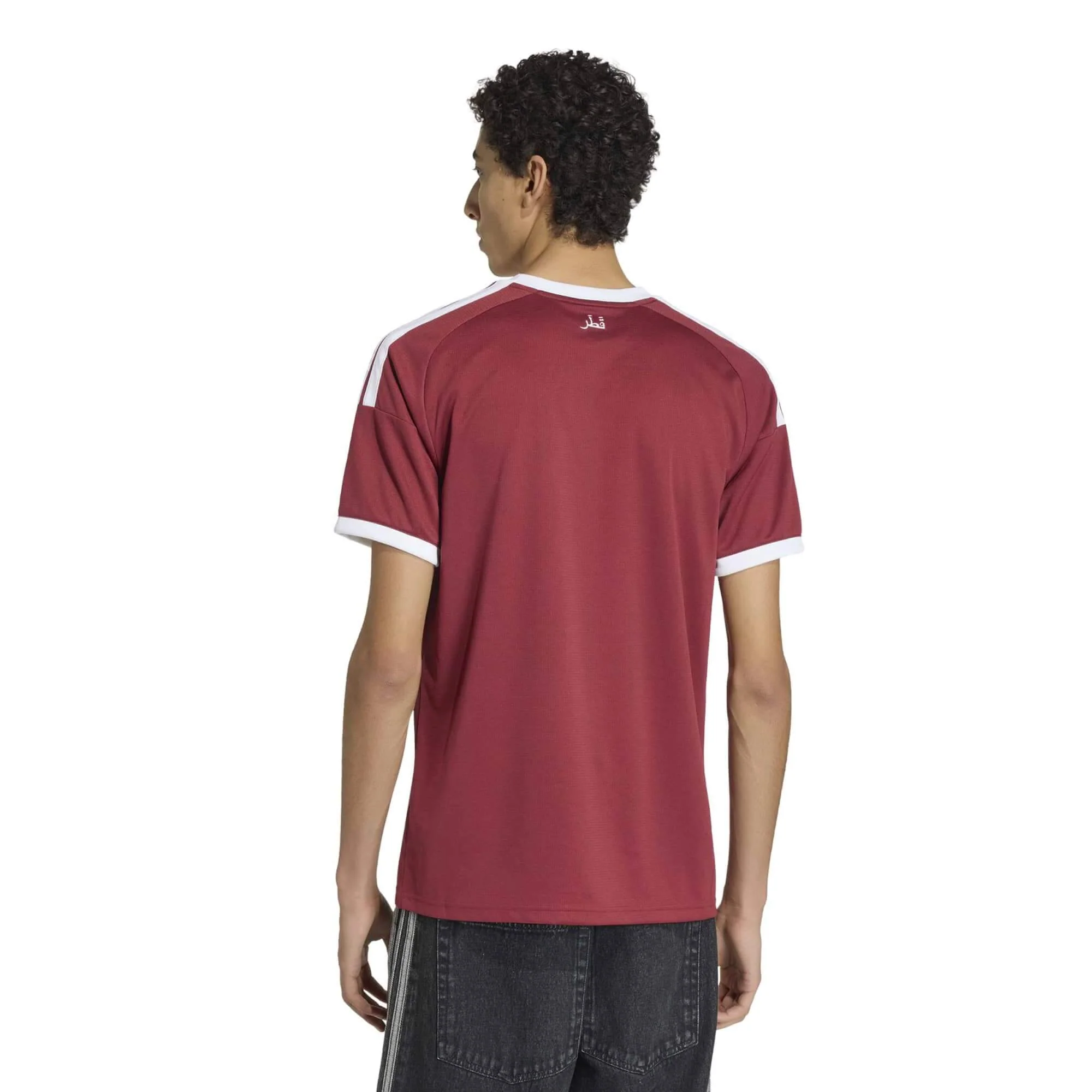 adidas 2026 Qatar Men's Stadium Home Soccer Jersey - Image 4