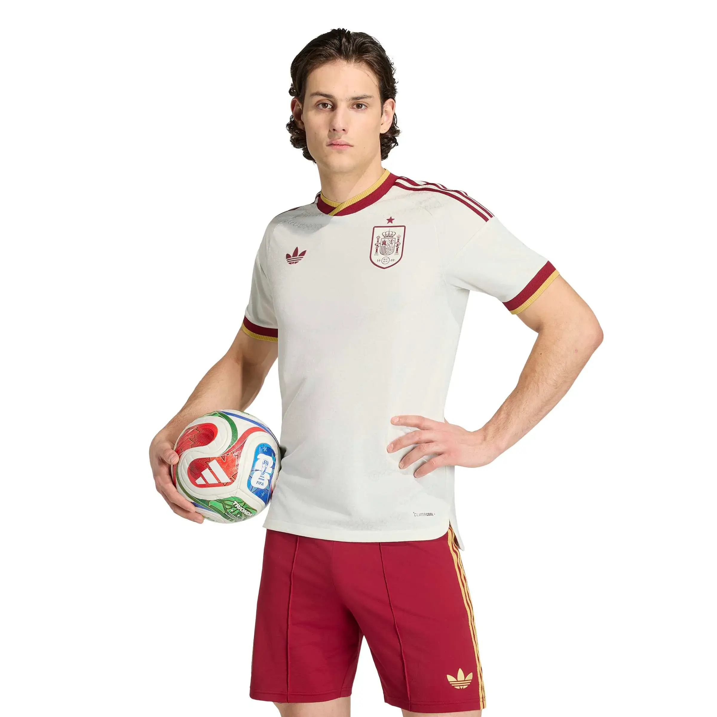 adidas 2026 Spain Men's Authentic Away Soccer Jersey - Image 3