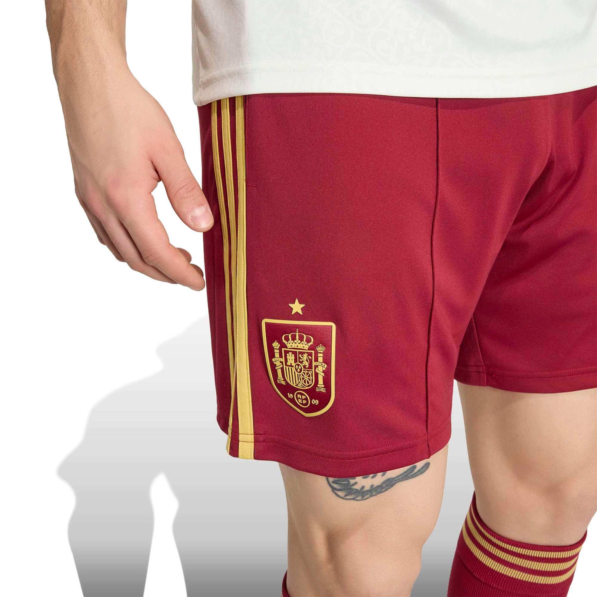 adidas 2026 Spain Men's Stadium Away Shorts - Image 4
