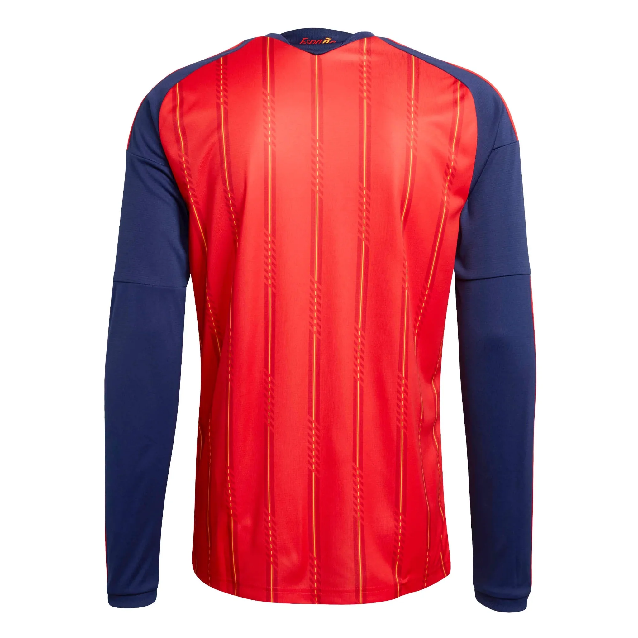 adidas 2026 Spain Men's Stadium Home Long-Sleeve Soccer Jersey - Image 2