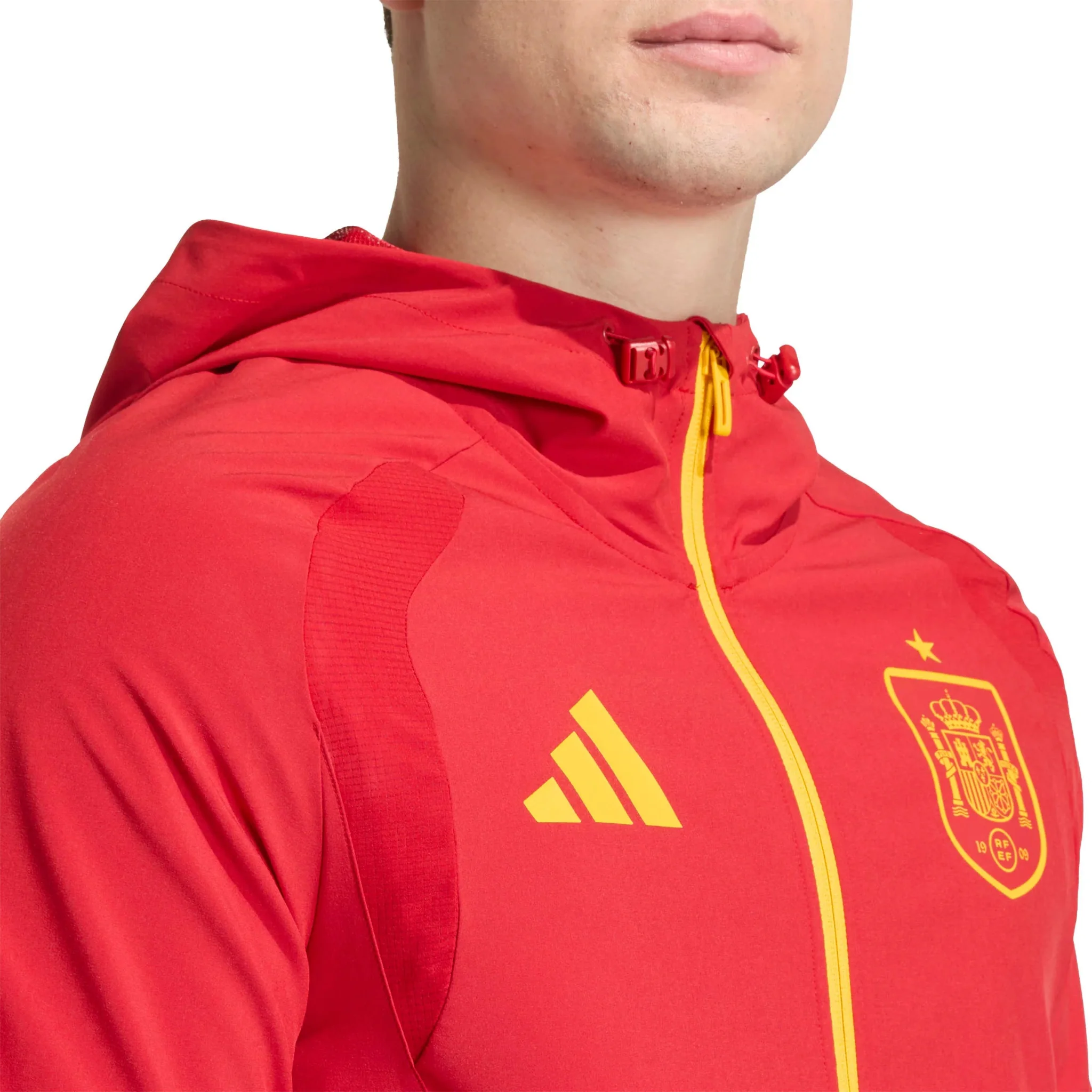 adidas 2026 Spain Men's Tiro Travel Full Zip Windbreaker - Image 5