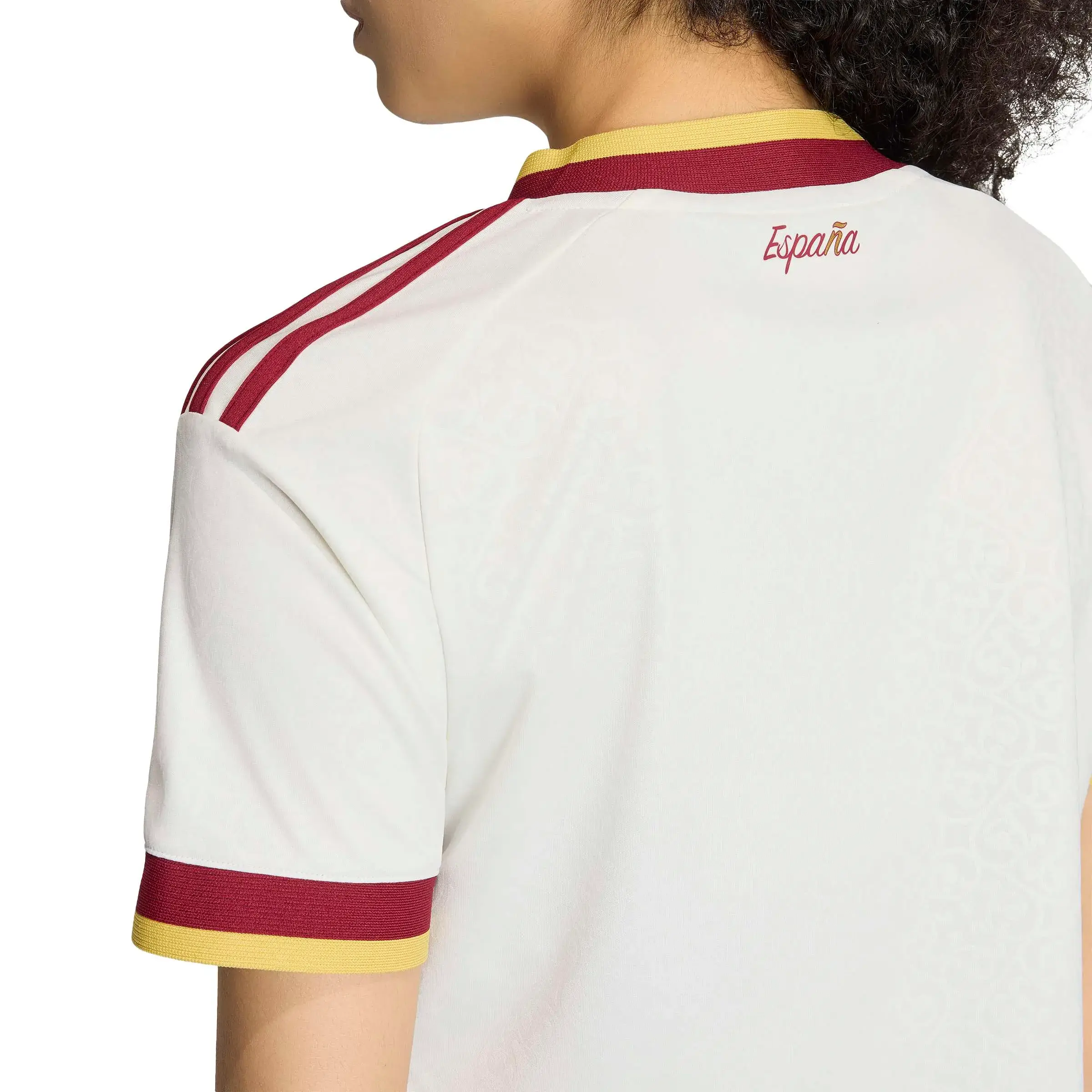 adidas 2026 Spain Women's Stadium Away Cropped Soccer Jersey - Image 6