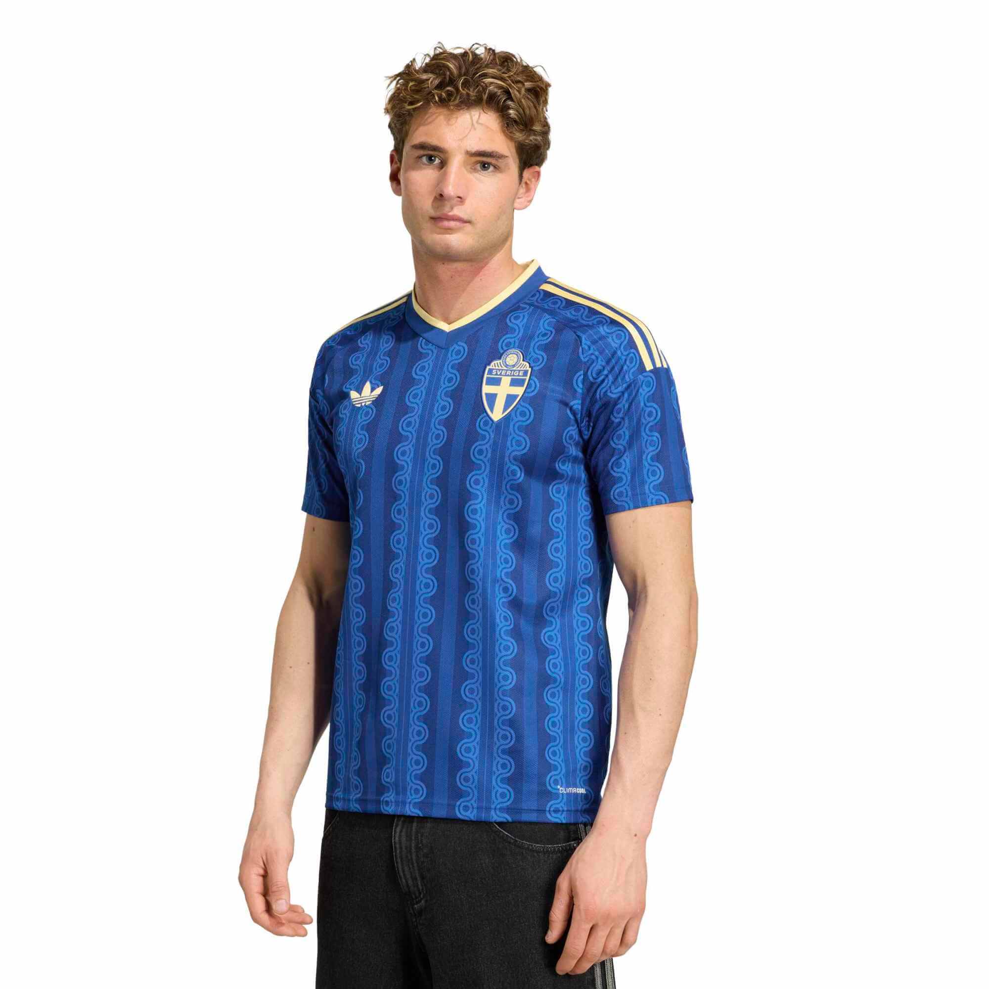 adidas 2026 Sweden Men's Stadium Away Soccer Jersey - Image 3