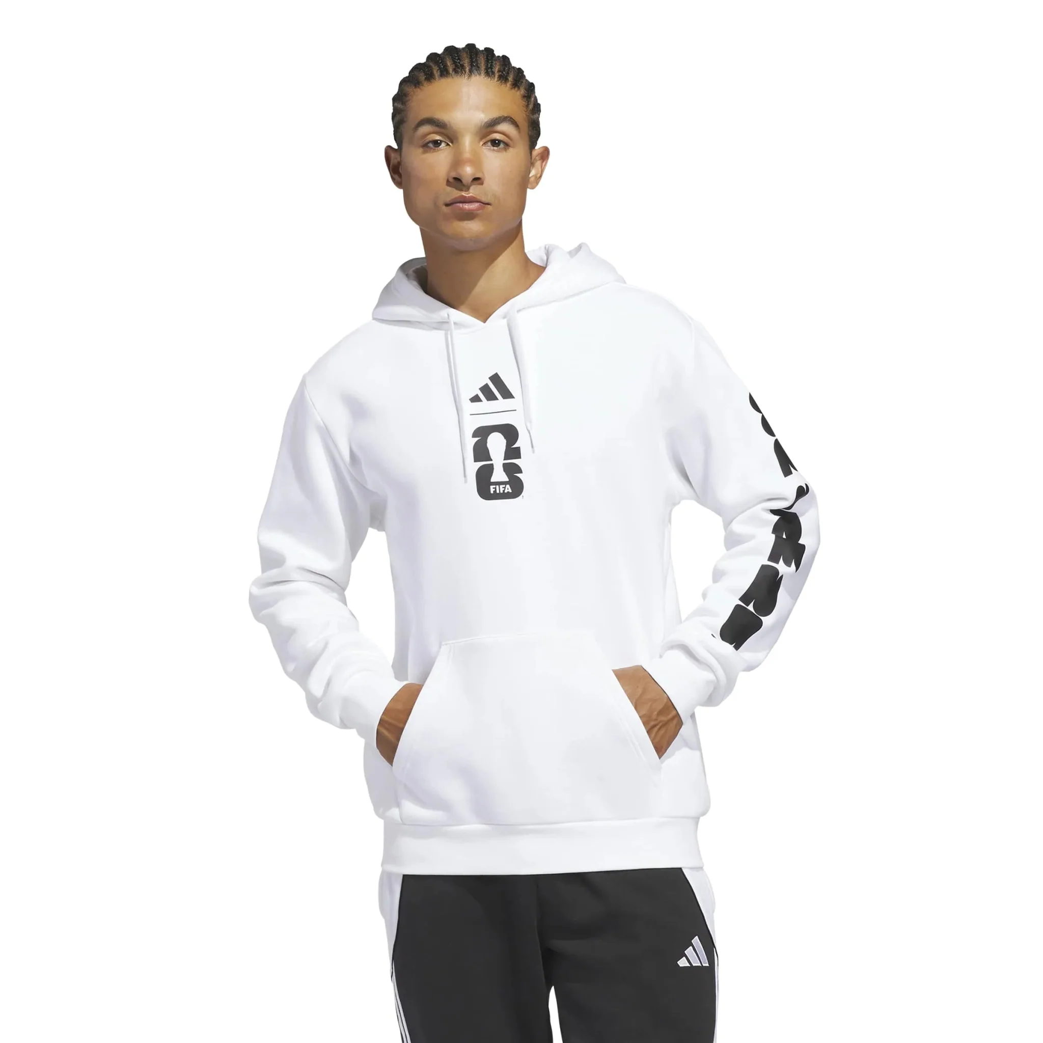 adidas 2026 World Cup Men's Match Ball Graphic Hoodie - Image 2