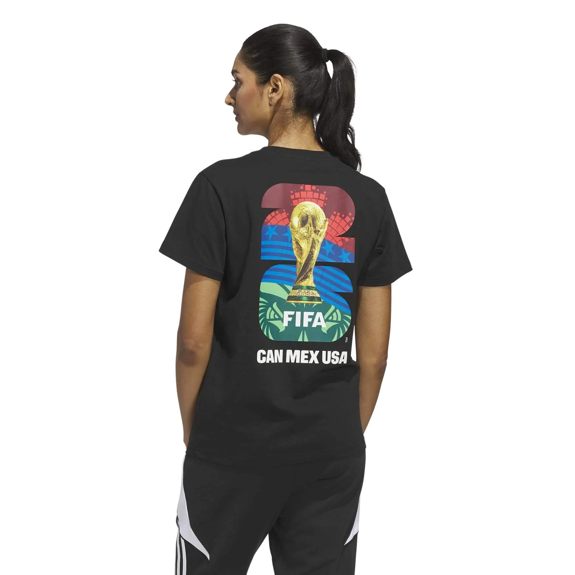 adidas 2026 World Cup Women's Match Ball Graphic Tee - Image 4
