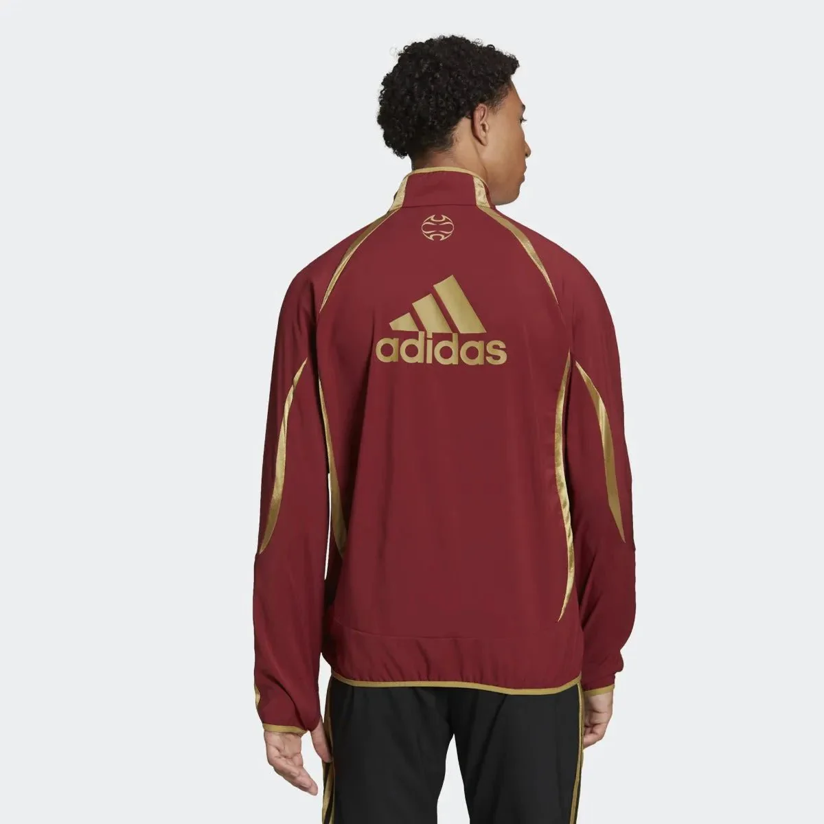 adidas 21-22 Arsenal FC Teamgeist Woven Jacket - Noble Maroon - Image 3