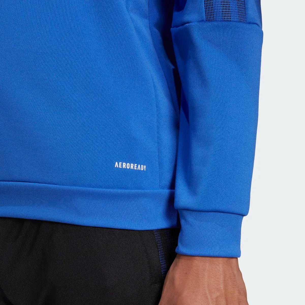 adidas 21-22 Real Madrid Track Hoodie - Hi Res Blue - Image 5