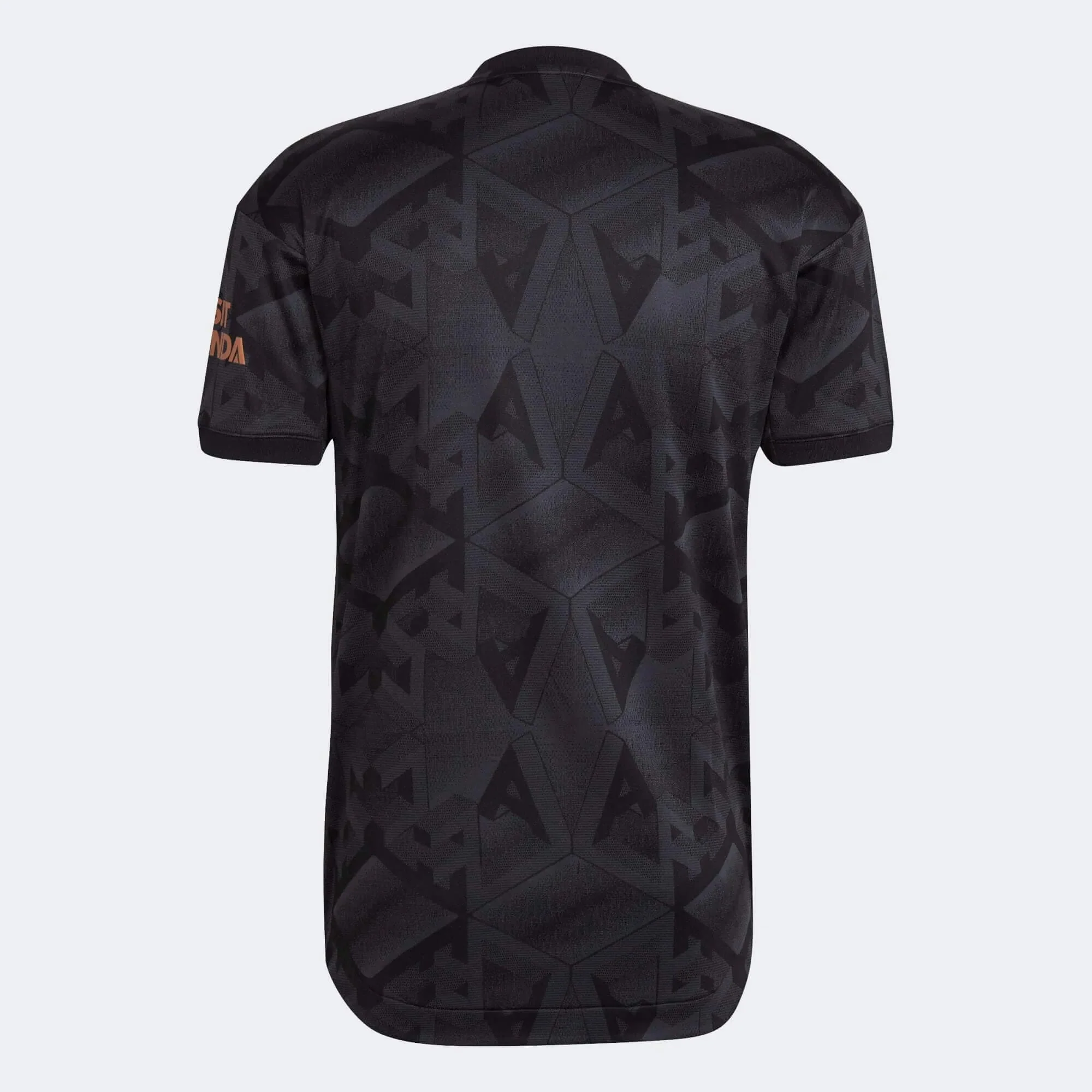 adidas 22-23 Arsenal Authentic Away Jersey - Black - Image 2