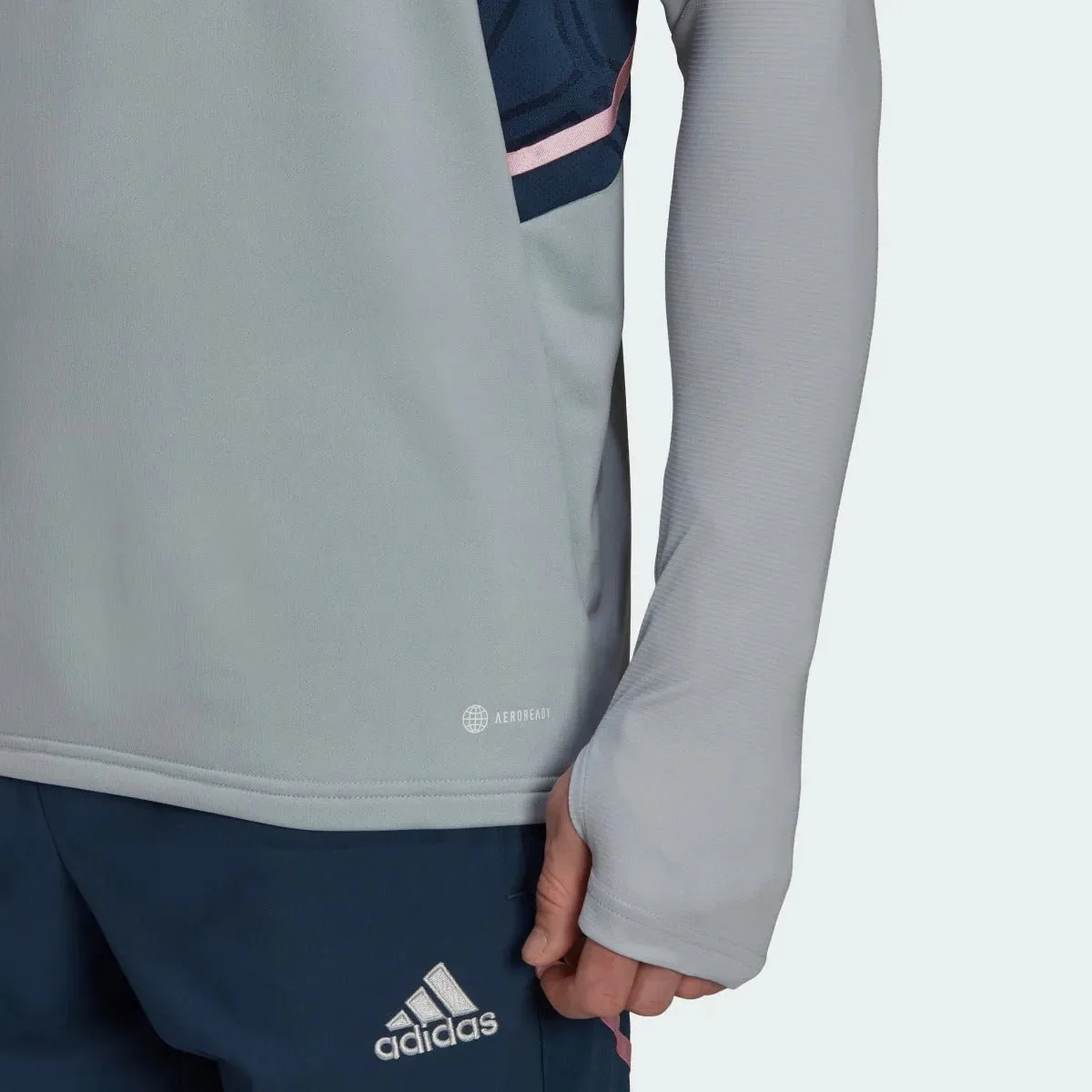 adidas 22-23 Arsenal Training Top - Onix - Image 5