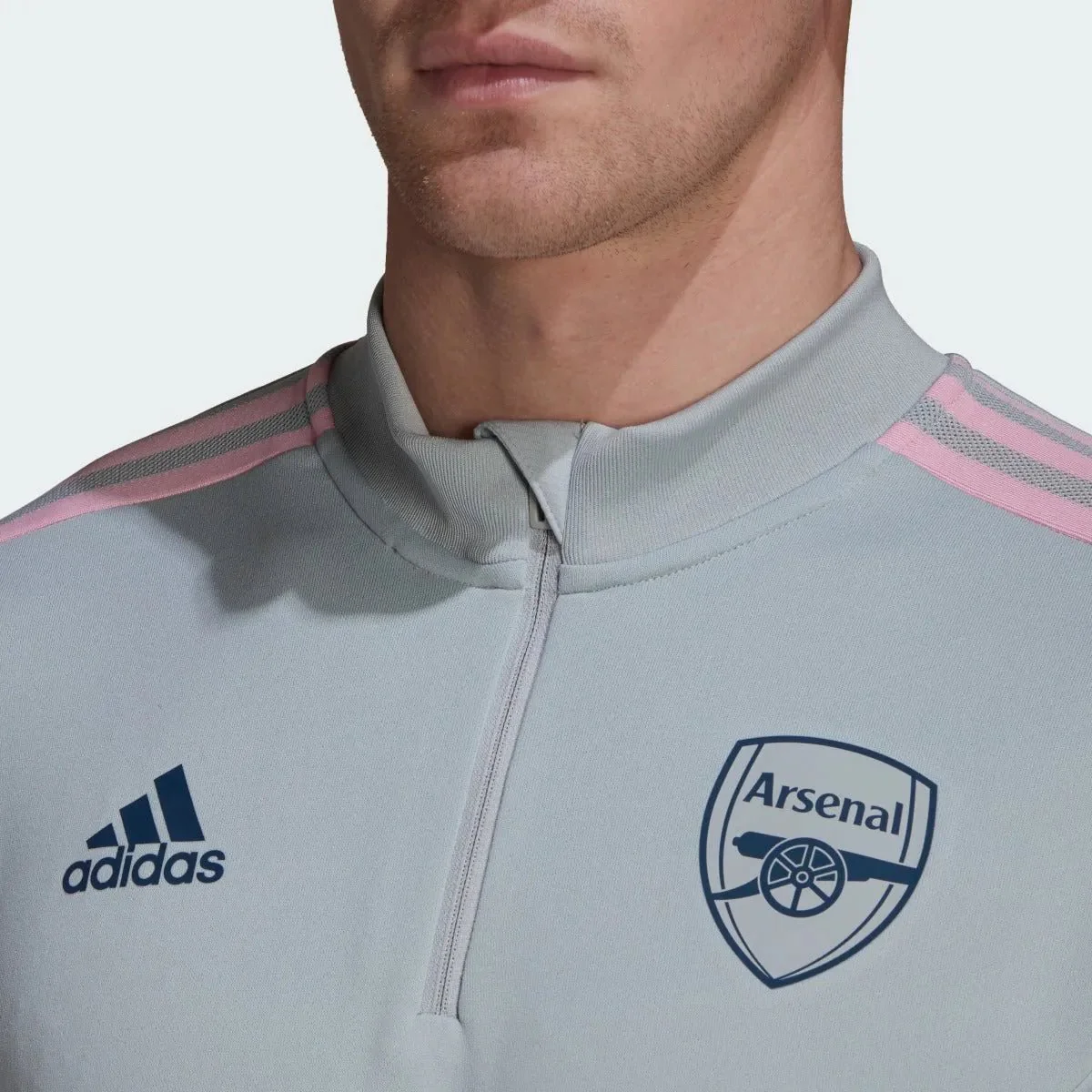 adidas 22-23 Arsenal Training Top - Onix - Image 6