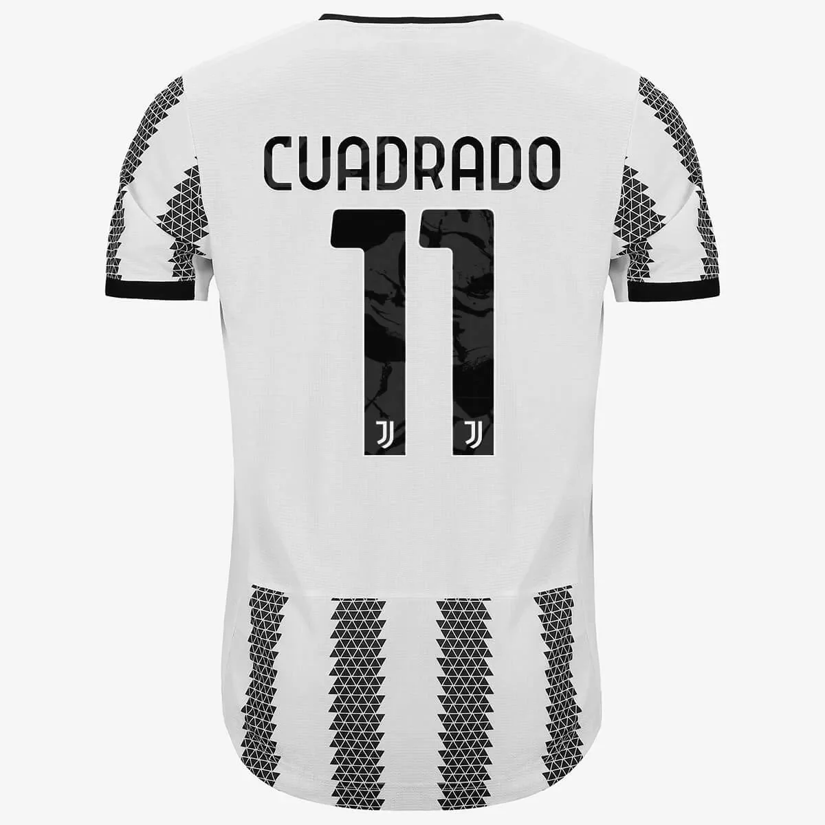 adidas 22-23 Juventus Authentic Home Jersey - White-Black - Image 4
