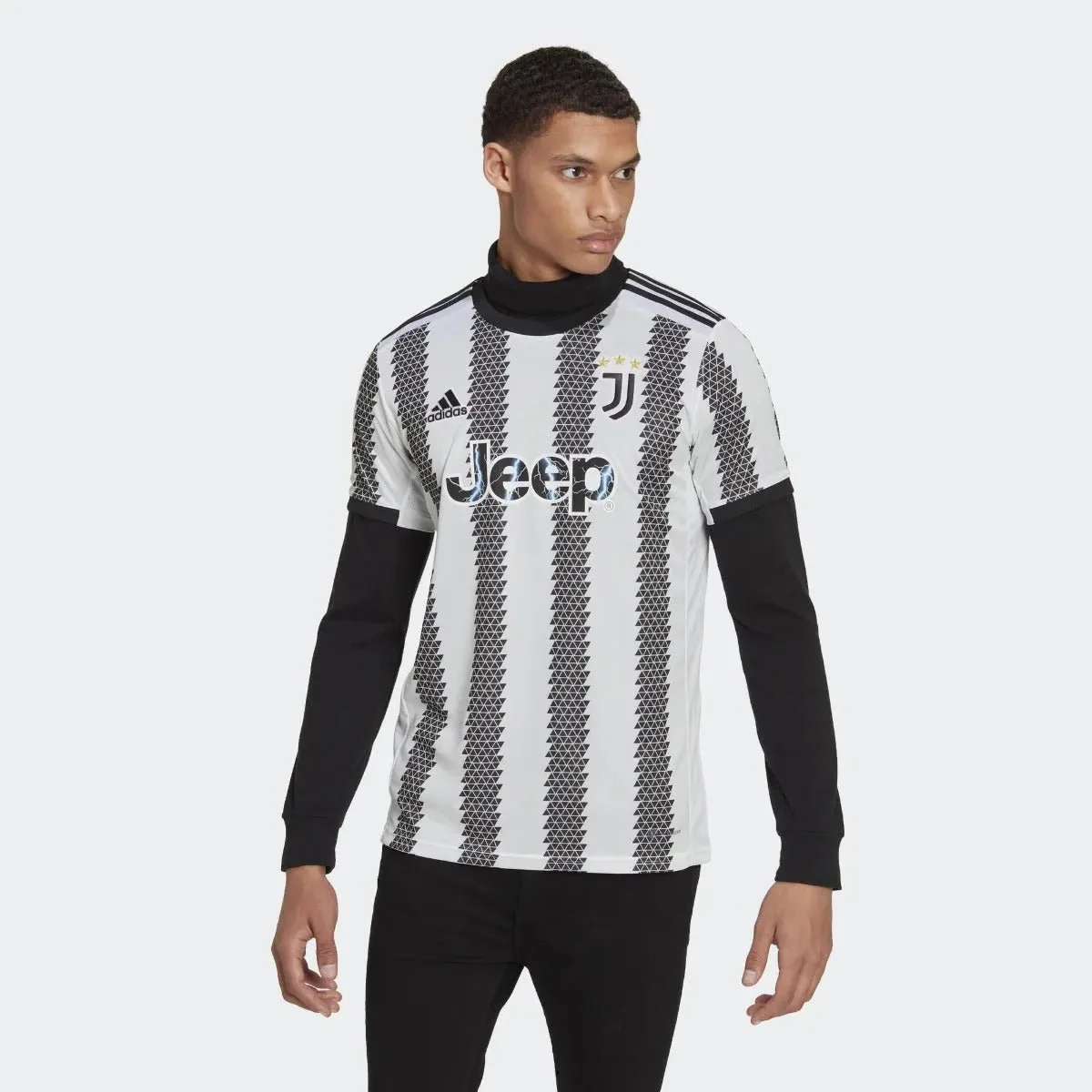 adidas 22-23 Juventus Home Jersey - White-Black