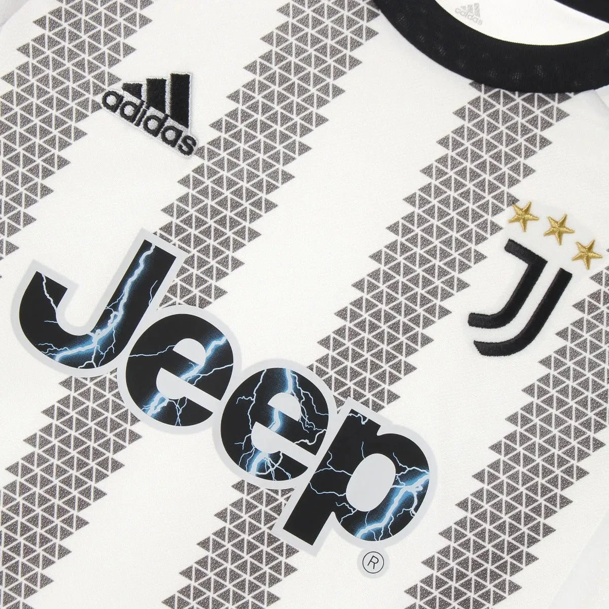 adidas 22-23 Juventus Youth Home Jersey - White-Black - Image 8