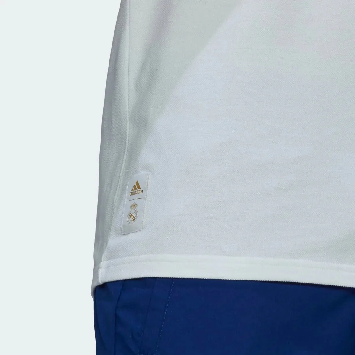 adidas 22-23 Real Madrid Polo Shirt - White - Image 5