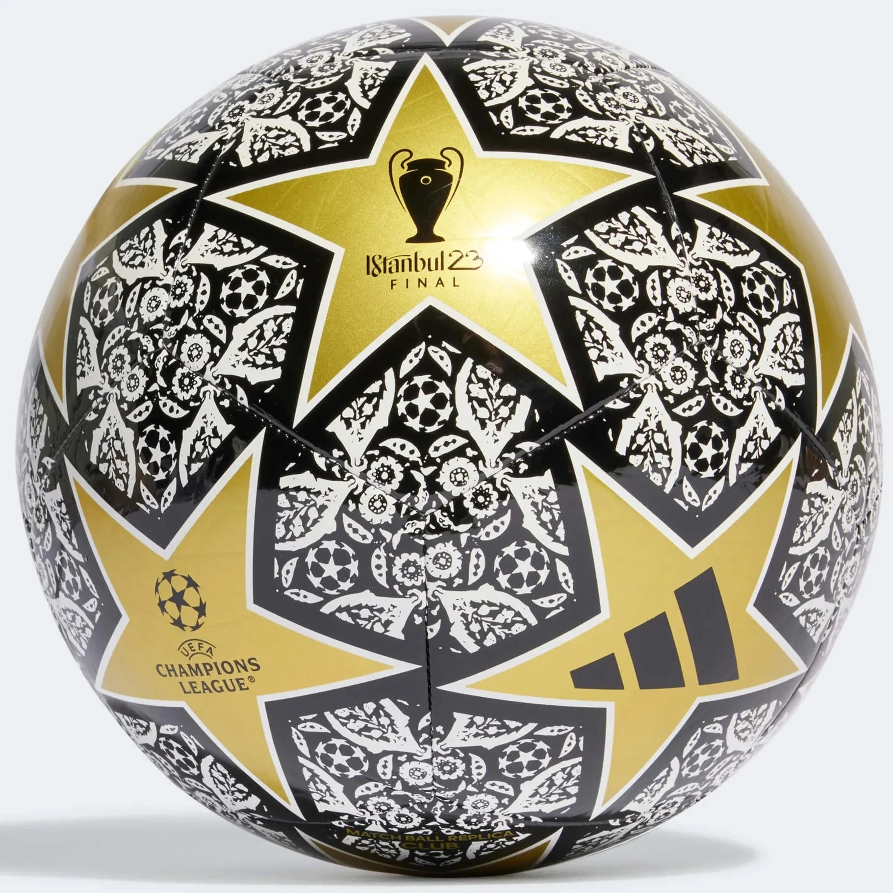 adidas 23 UCL Istanbul Club Ball - Black - Gold