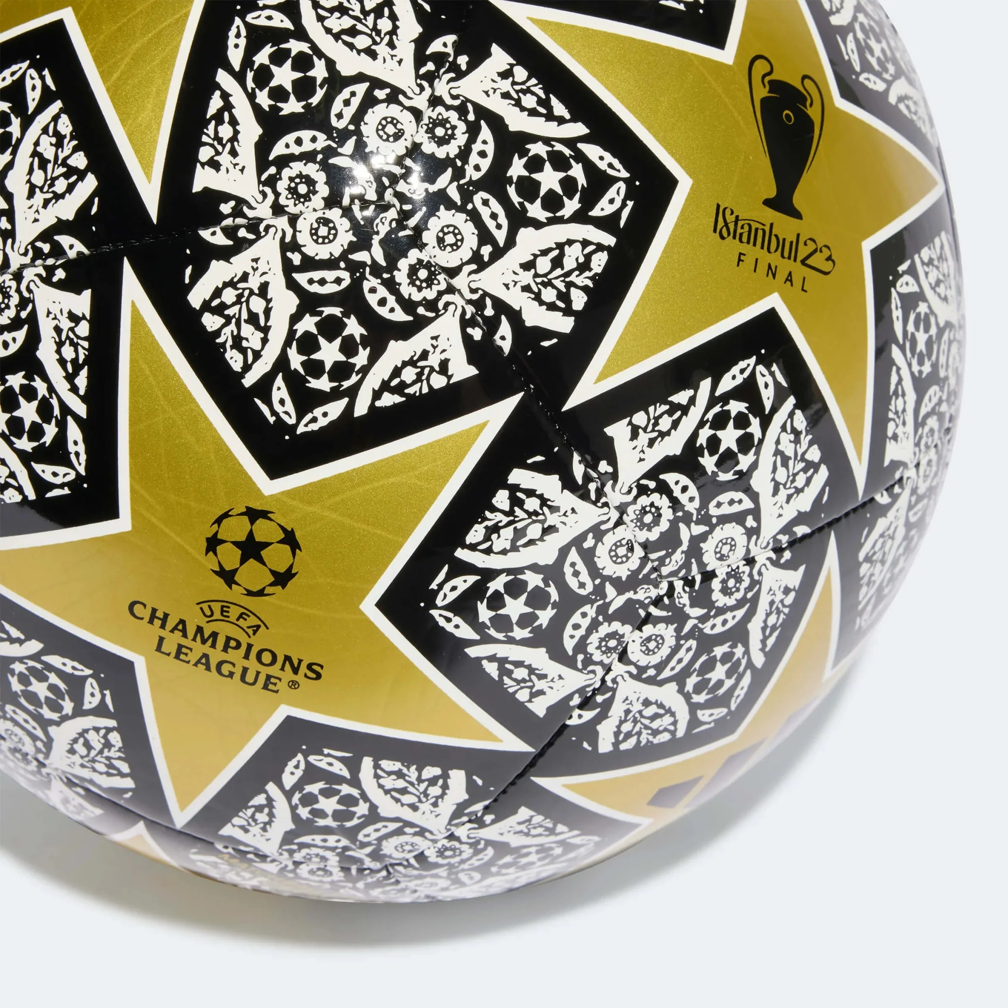 adidas 23 UCL Istanbul Club Ball - Black - Gold - Image 4