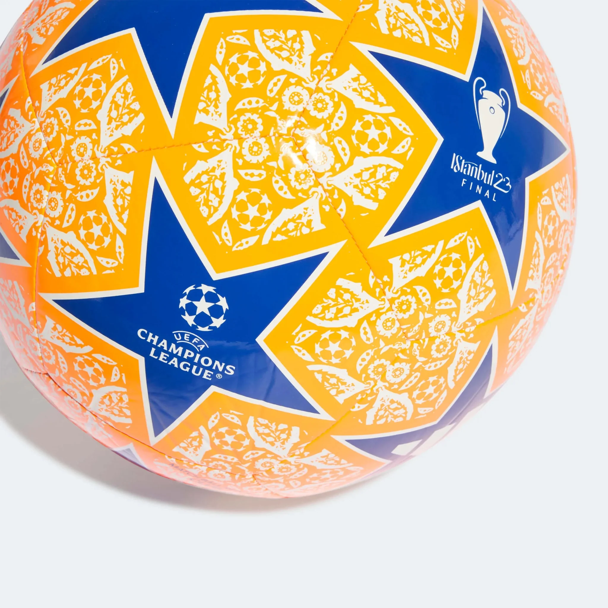 adidas 23 UCL Istanbul Club Ball - Orange-White-Blue - Image 4