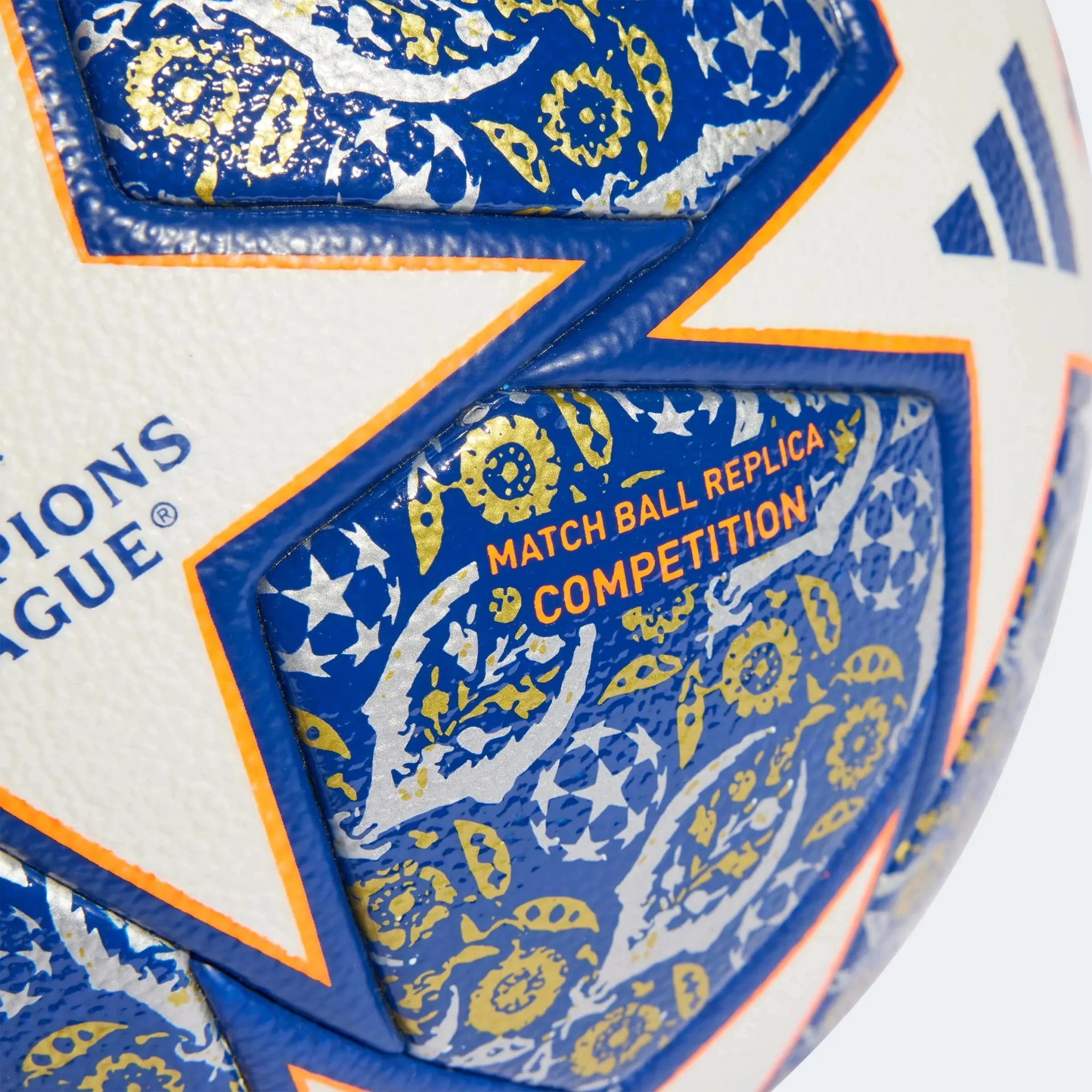 adidas 23 UCL Istanbul Competition Ball - White-Blue-Orange - Image 4