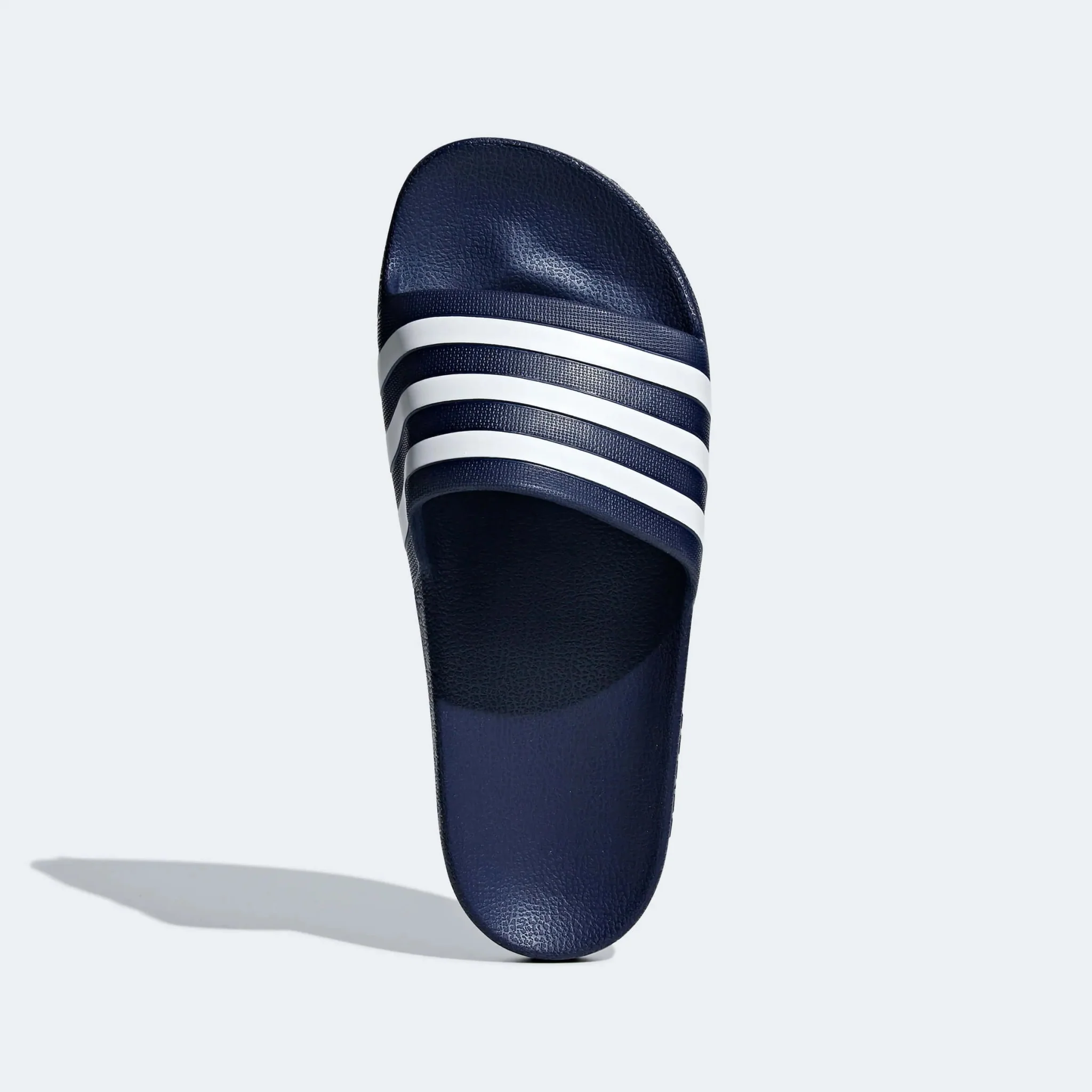 adidas Adilette Aqua Slides - Dark Blue-White - Image 5