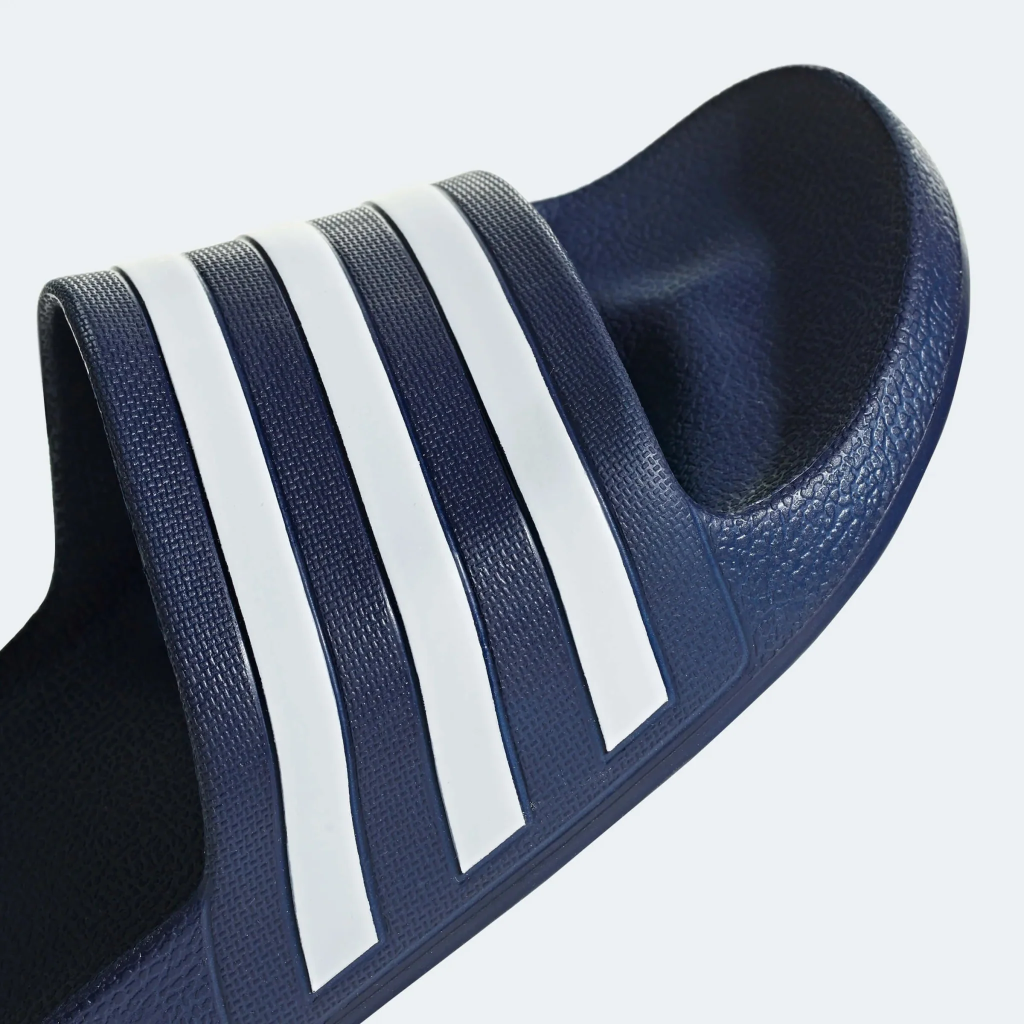 adidas Adilette Aqua Slides - Dark Blue-White - Image 7