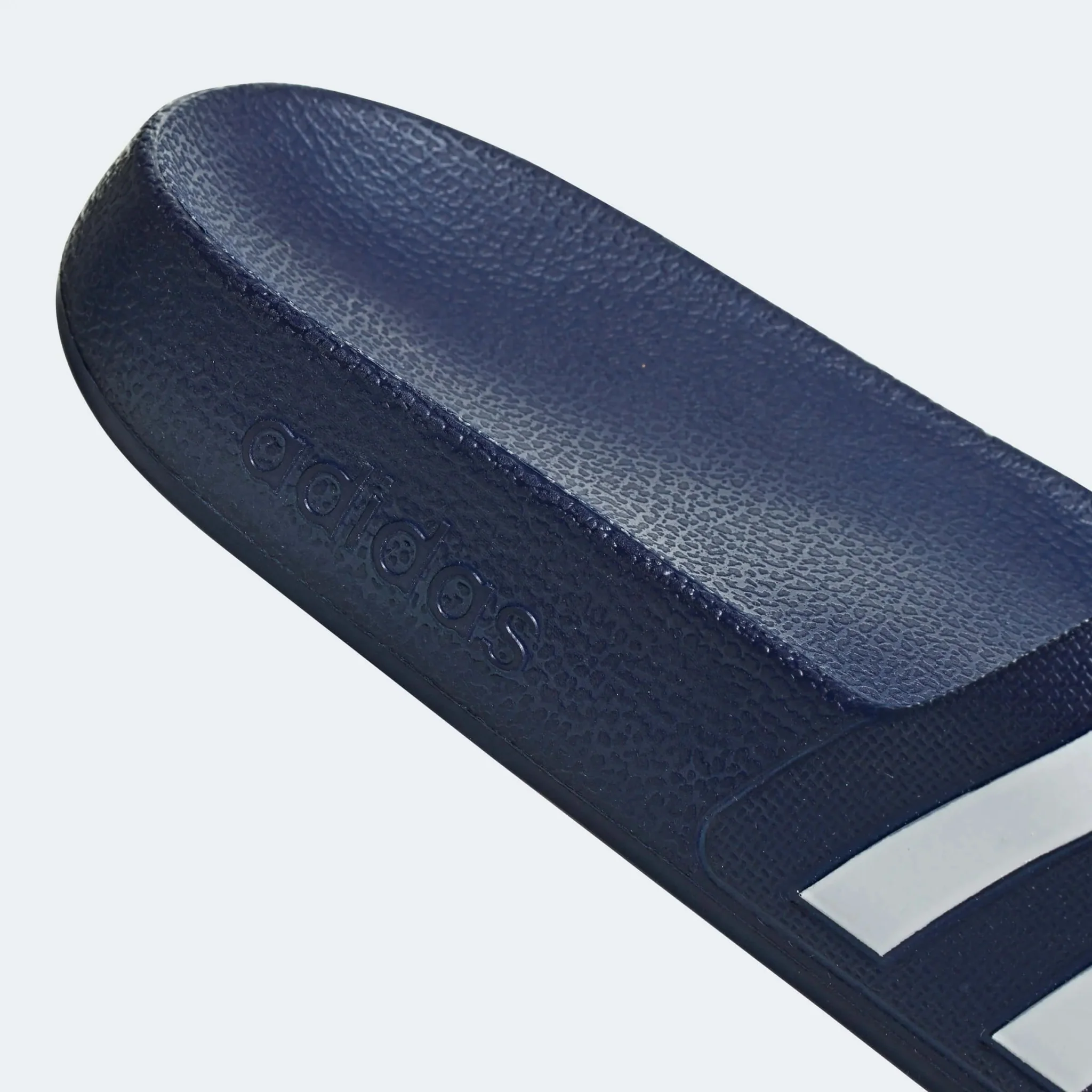 adidas Adilette Aqua Slides - Dark Blue-White - Image 8