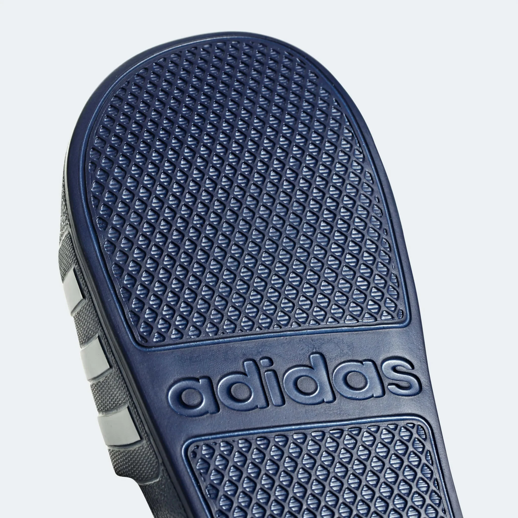 adidas Adilette Aqua Slides - Dark Blue-White - Image 9