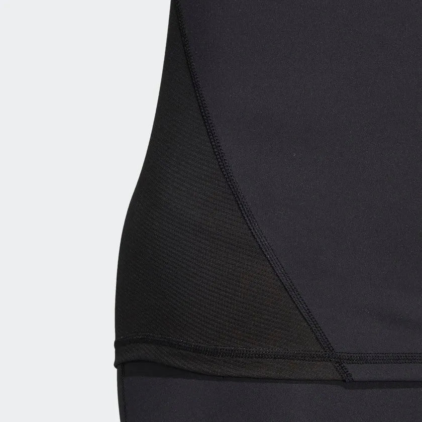 adidas Alphaskin  SS Compression Shirt-Black - Image 5