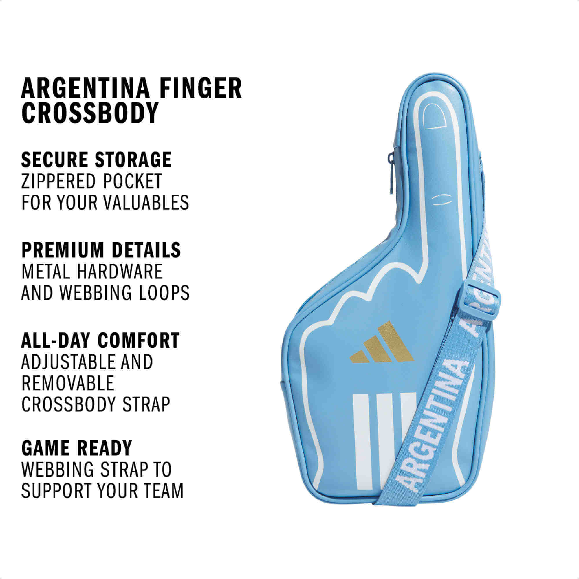 adidas Argentina Finger Crossbody Bag - Image 5