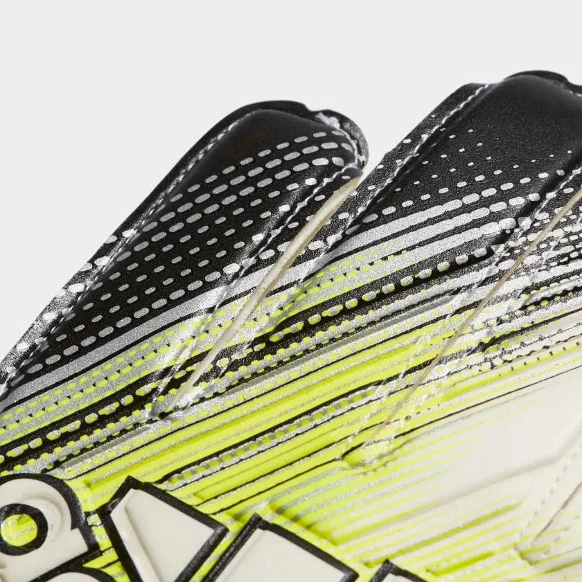 adidas Classic Training Goalkeeper Gloves - Black-Yellow-White - Image 3