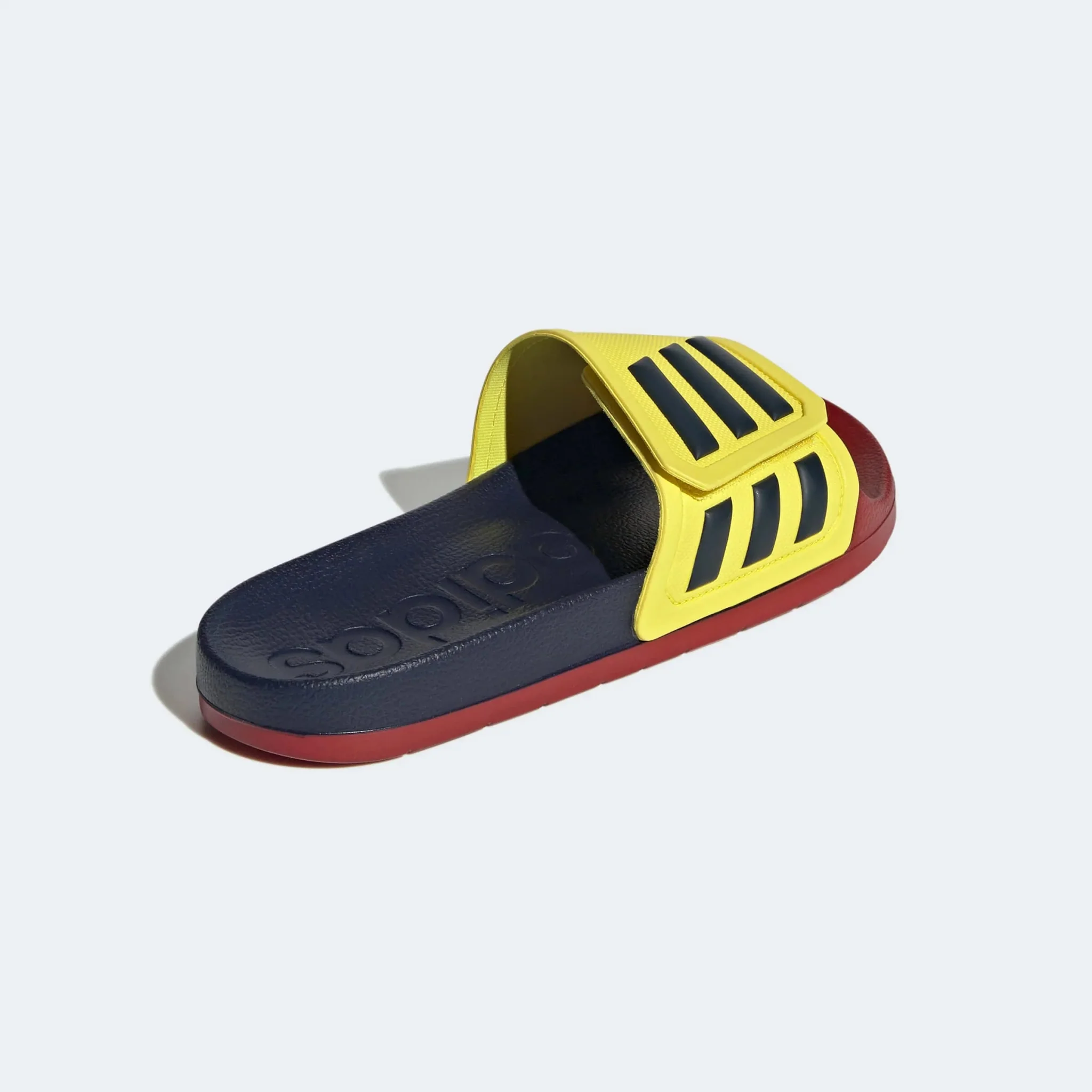 adidas Colombia Adilette TND Slides - Yellow-Red-Navy - Image 4