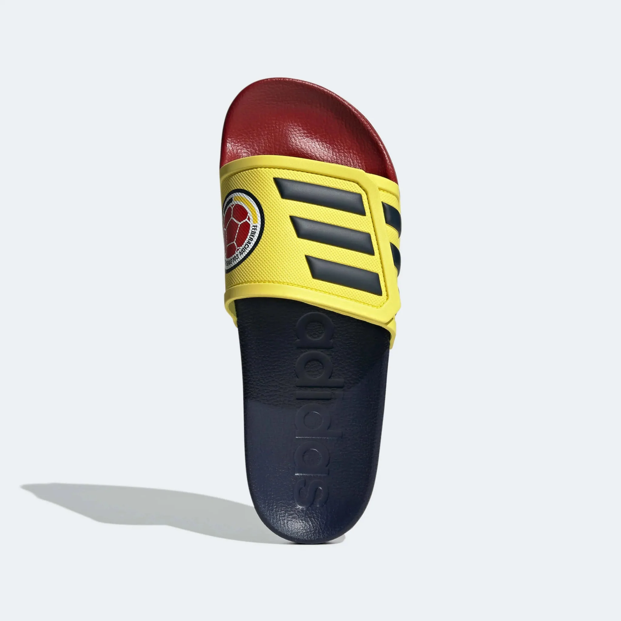 adidas Colombia Adilette TND Slides - Yellow-Red-Navy - Image 5