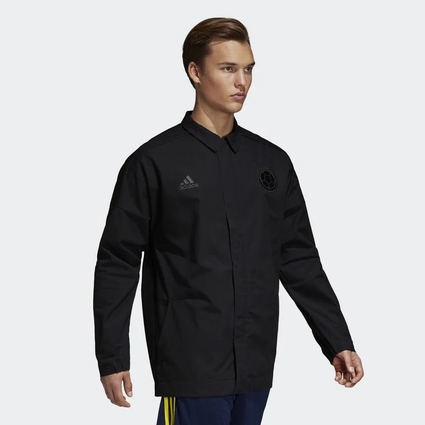 adidas Colombia ZNE Woven Jacket Black - Image 5