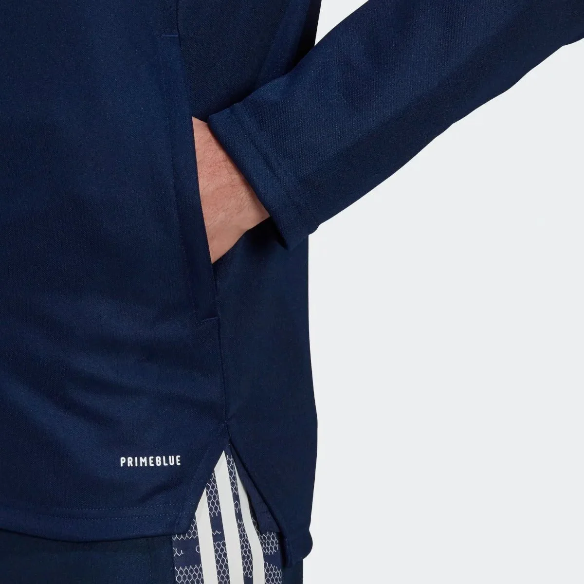 Adidas Condivo 21 Track Jacket - Navy-White - Image 4