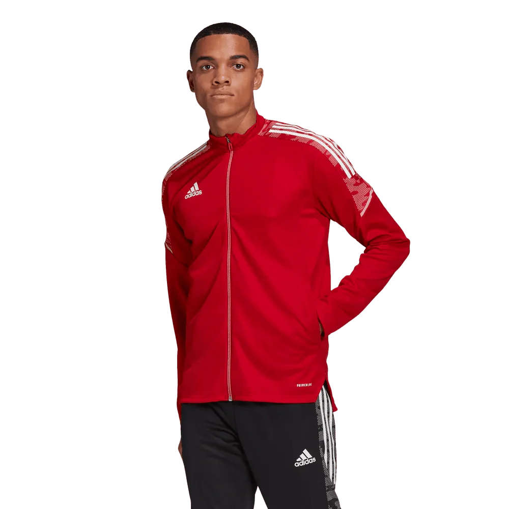 adidas Condivo 21 Youth Track Jacket - Red-White - Image 2