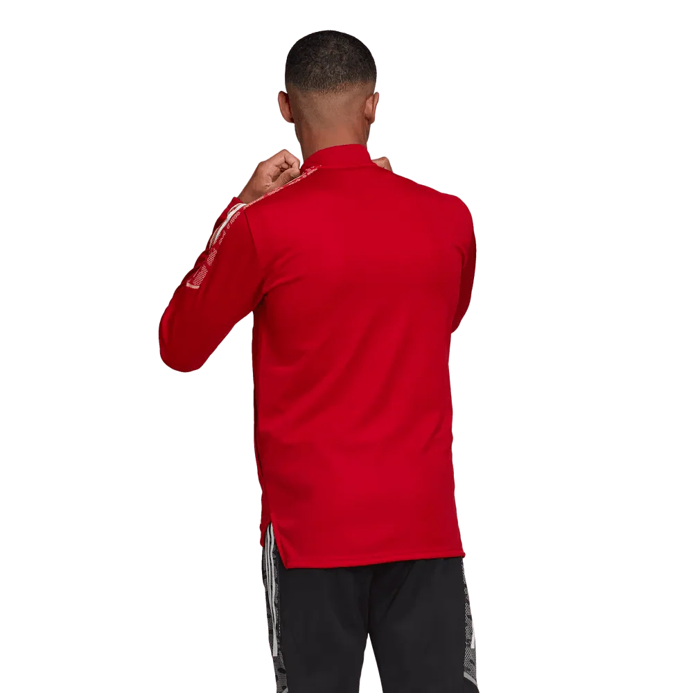 adidas Condivo 21 Youth Track Jacket - Red-White - Image 3